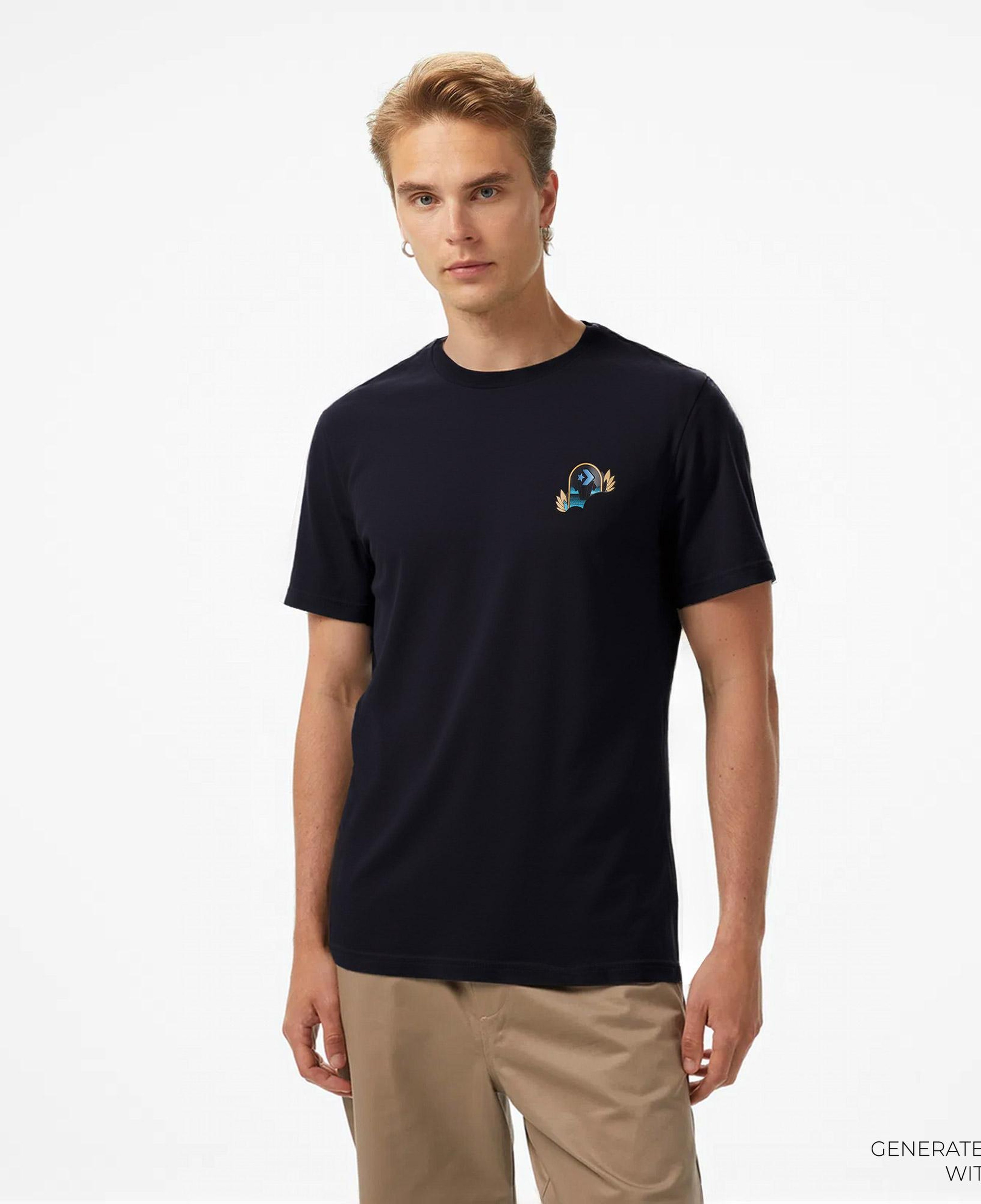 Converse Desert Sunset Erkek Siyah T-Shirt