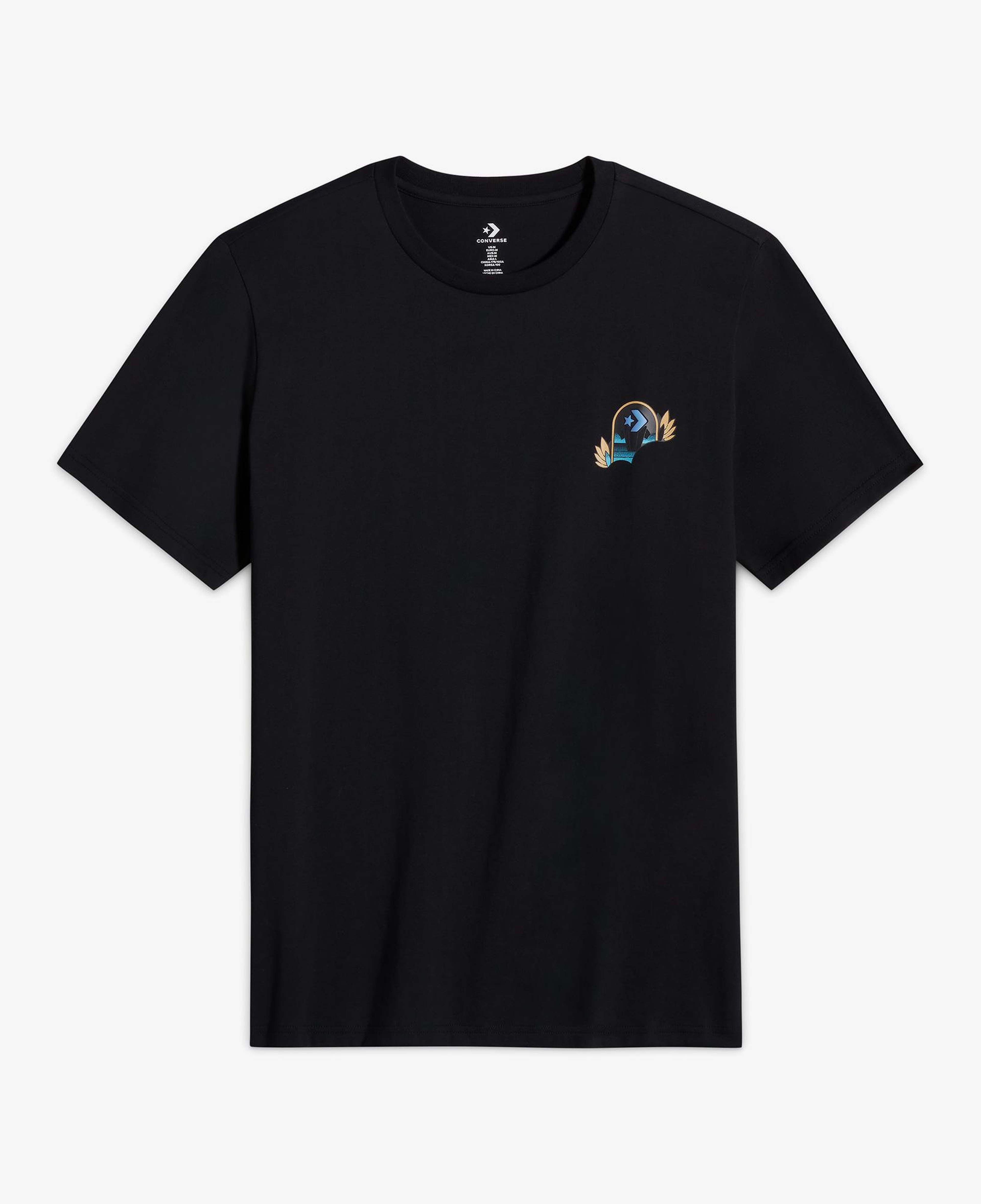 Converse Desert Sunset Erkek Siyah T-Shirt
