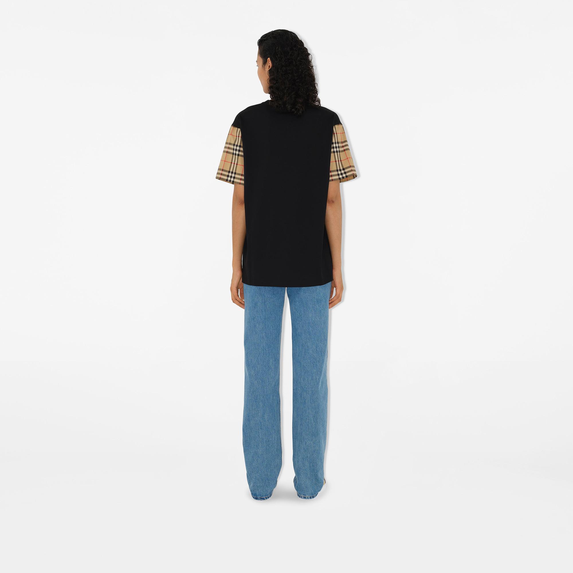 Burberry Kadın Siyah T-Shirt