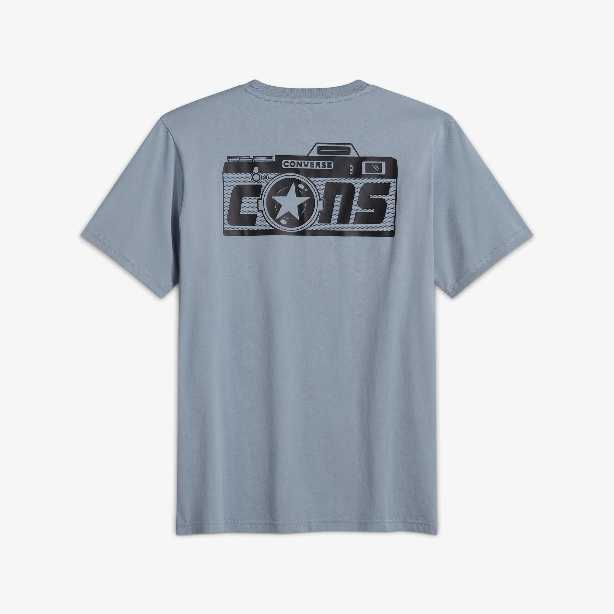 Converse Erkek Mavi T-Shirt