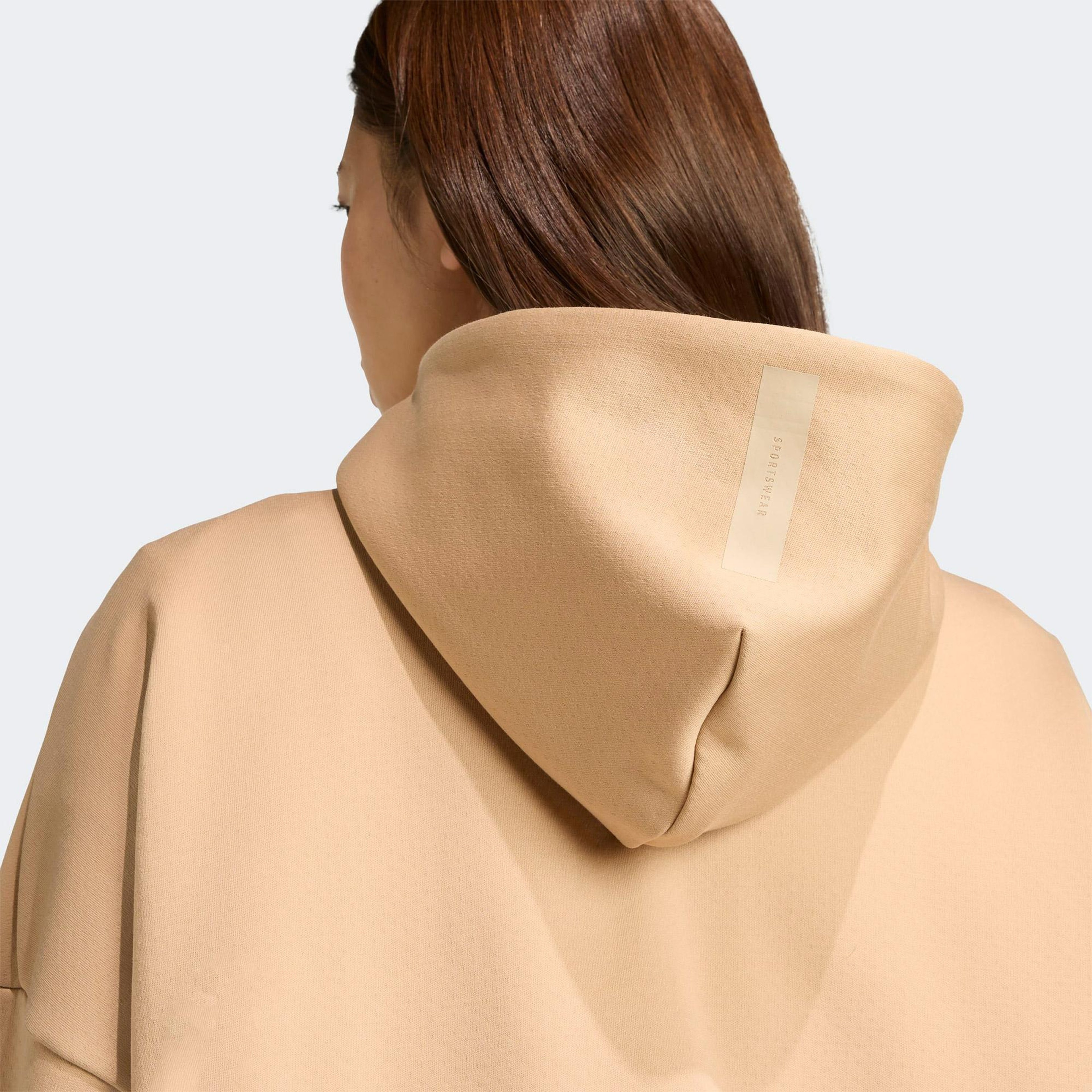 adidas Z.N.E. Full Zip Kadın Kahverengi Eşofman Üstü