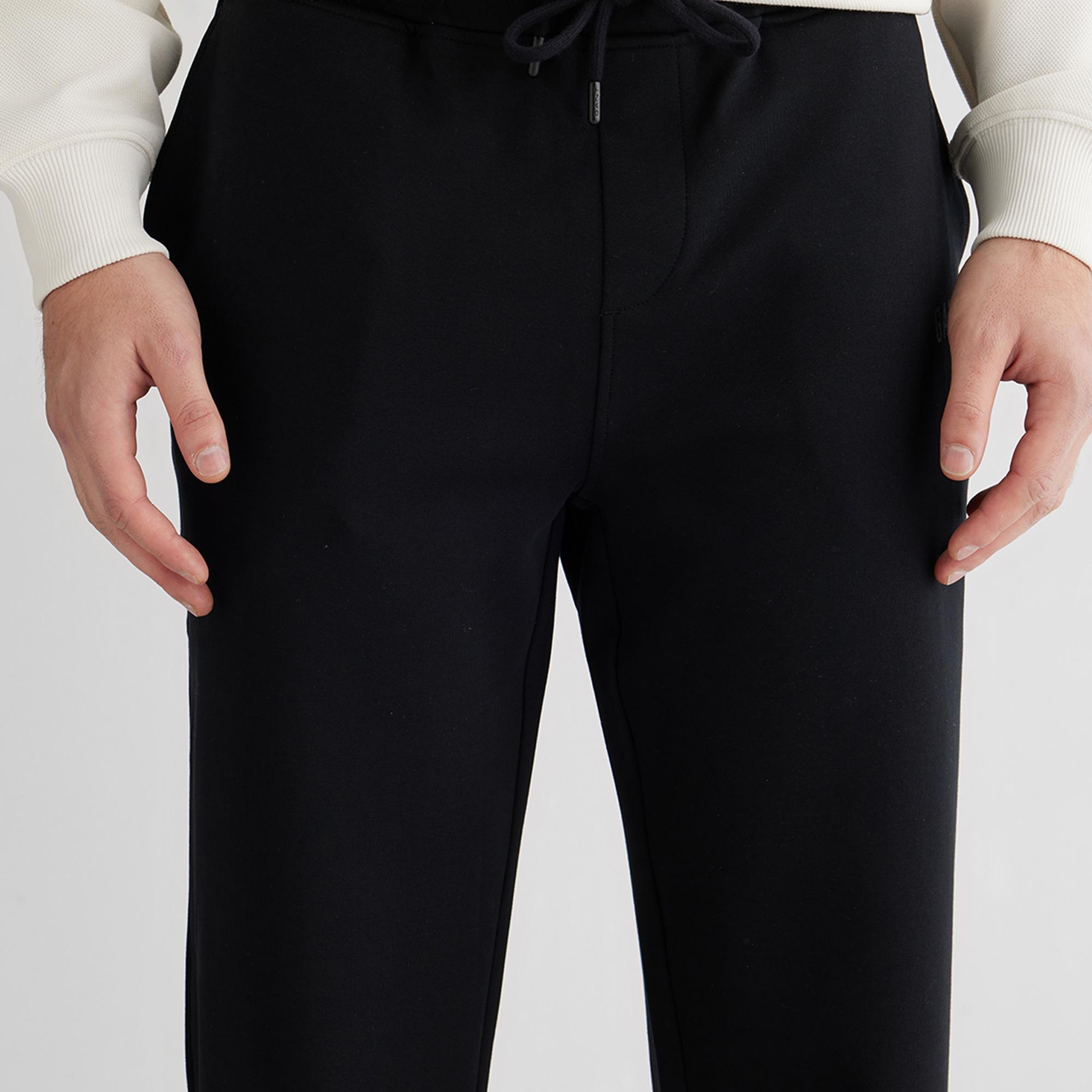GANT Erkek Siyah Regular Fit Eşofman Altı