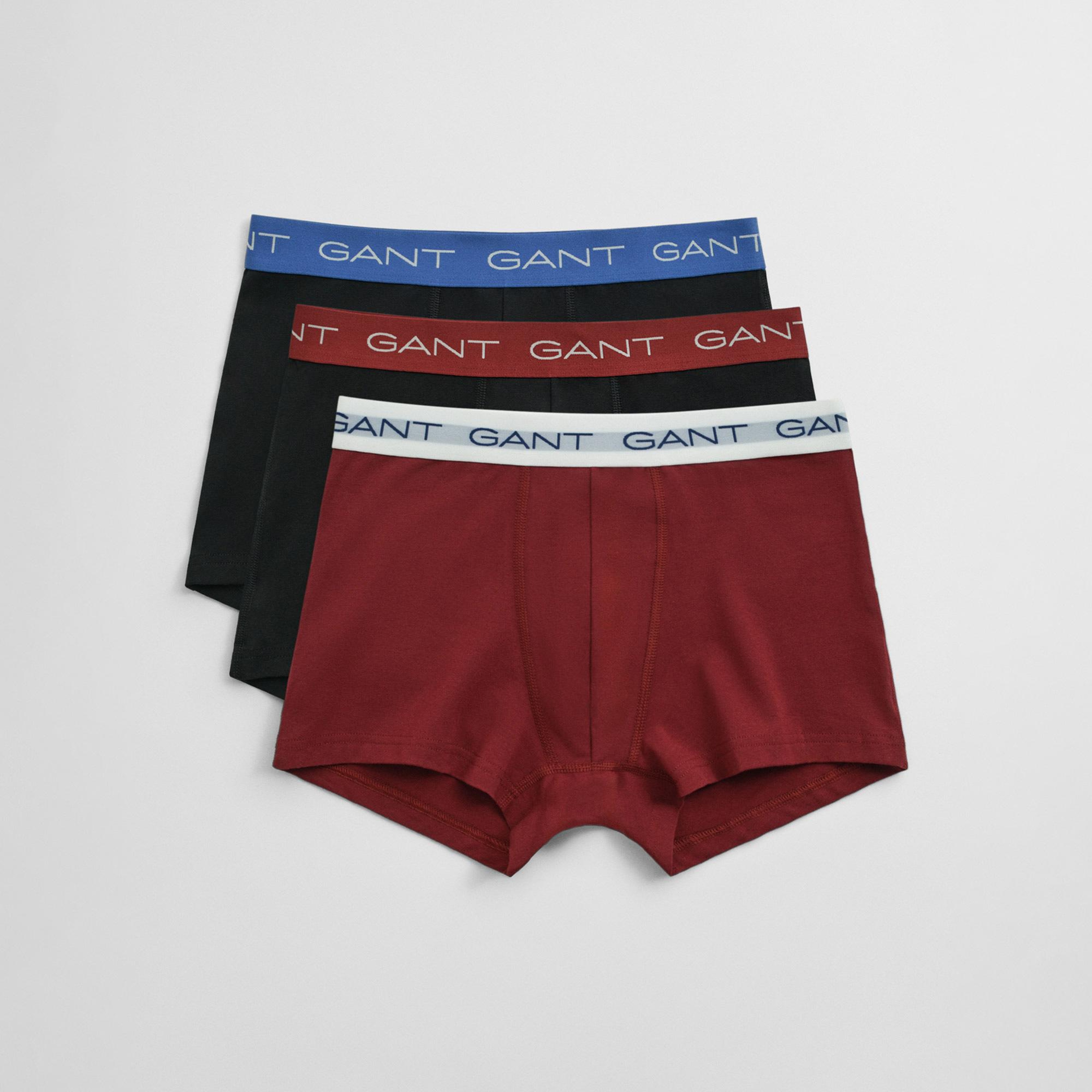 GANT Erkek Bordo 3'lü Boxer