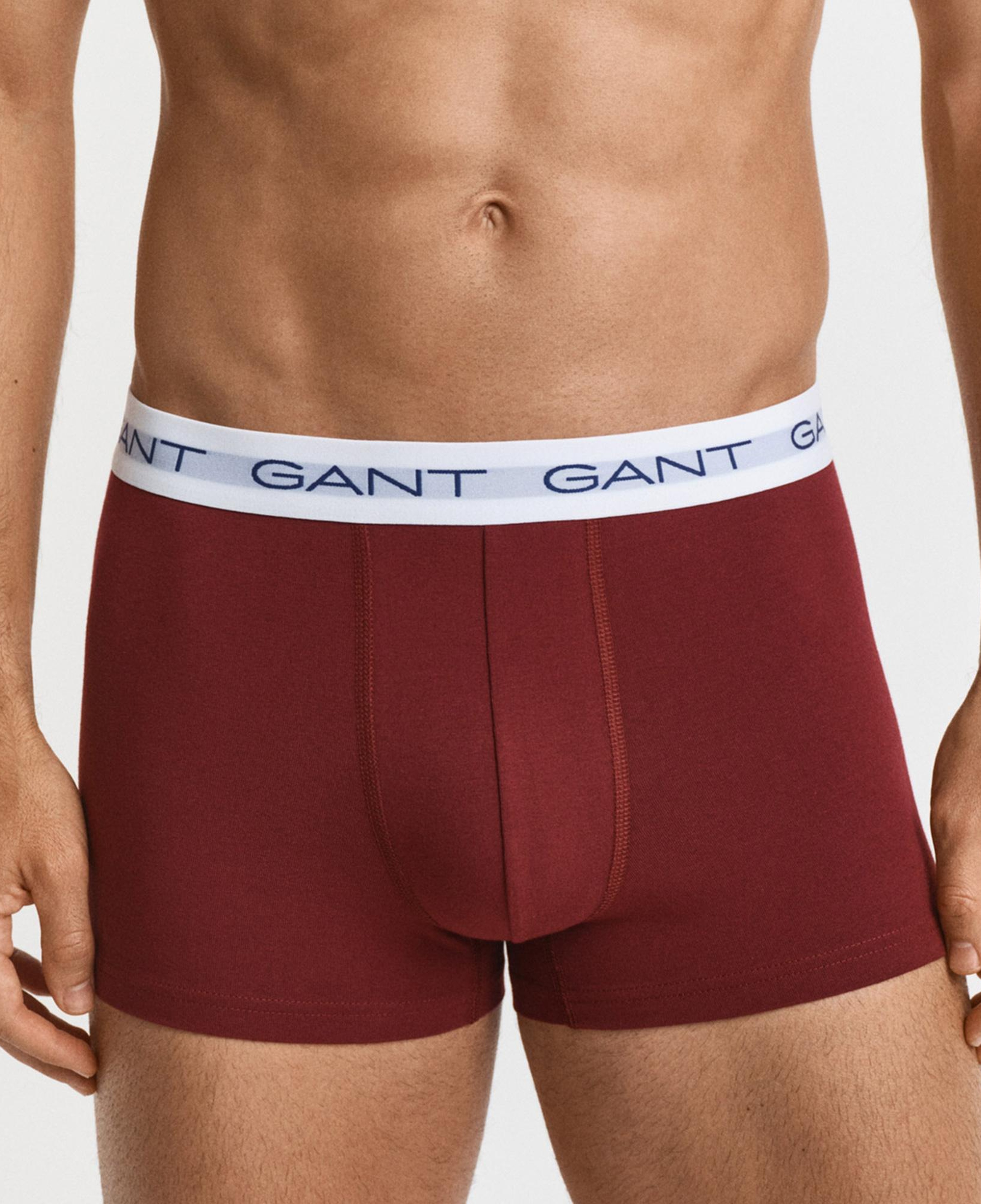 GANT Erkek Bordo 3'lü Boxer