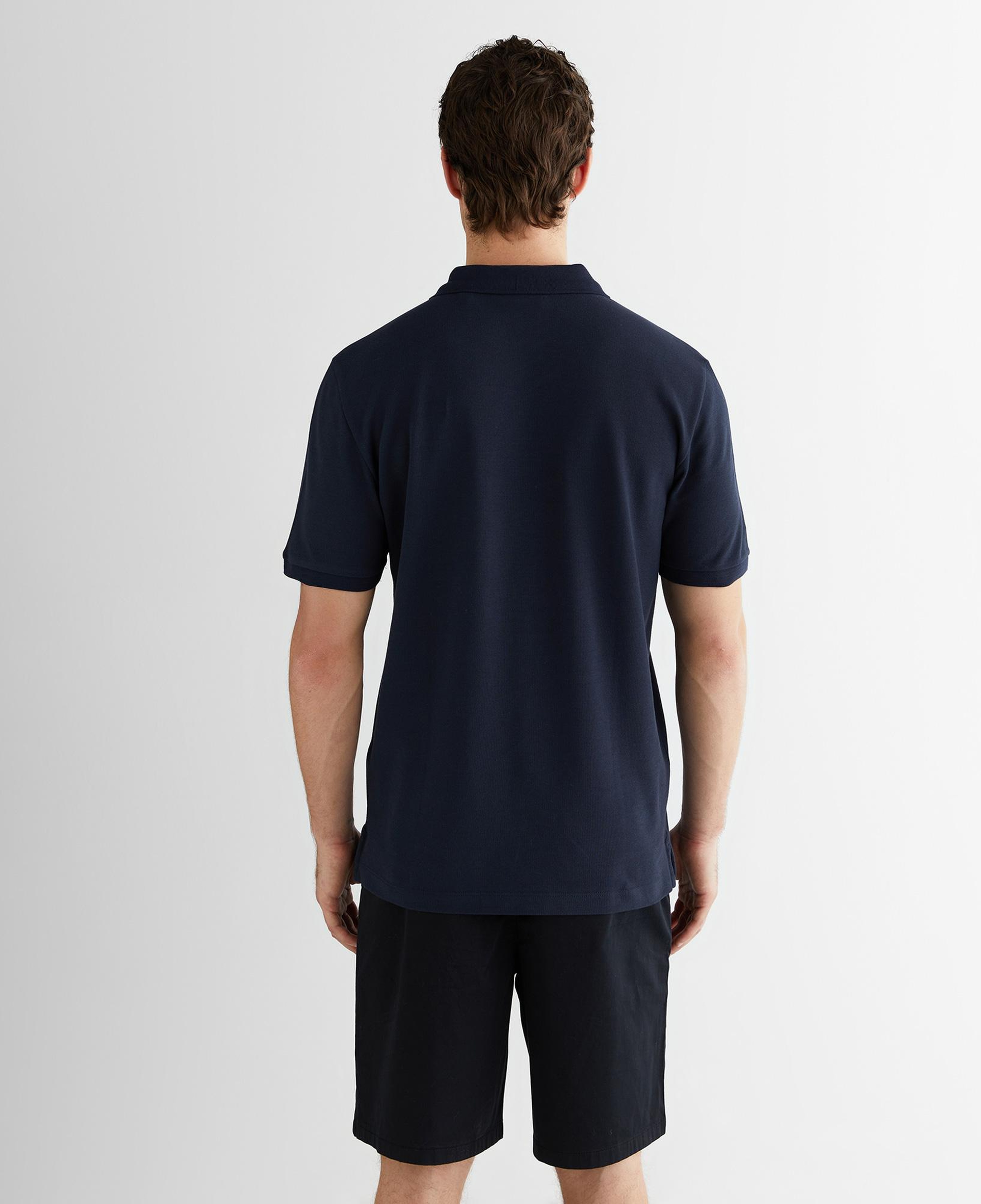 GANT Erkek Lacivert Kısa Kollu Polo