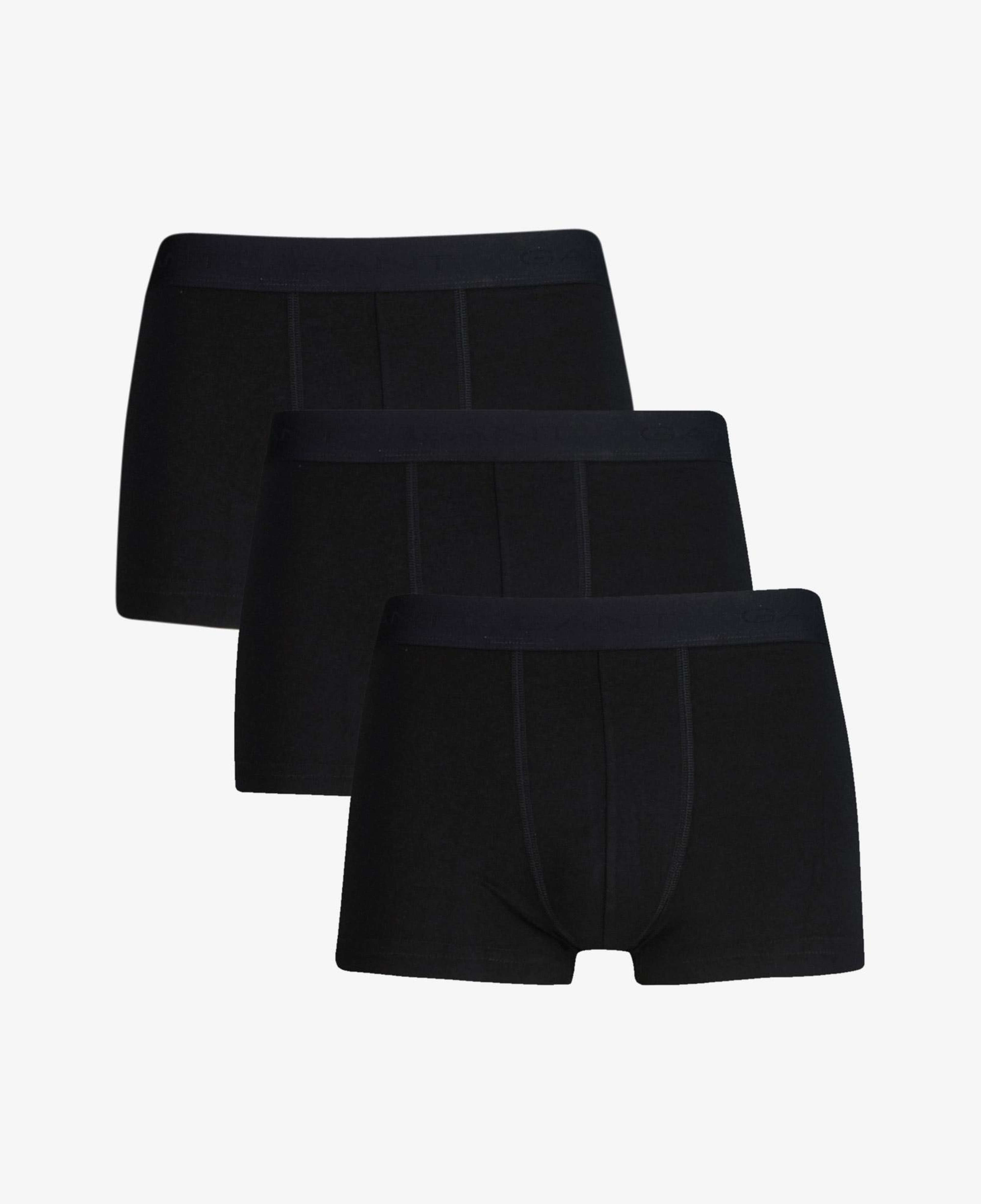GANT Erkek Siyah 3'lü Logolu Boxer