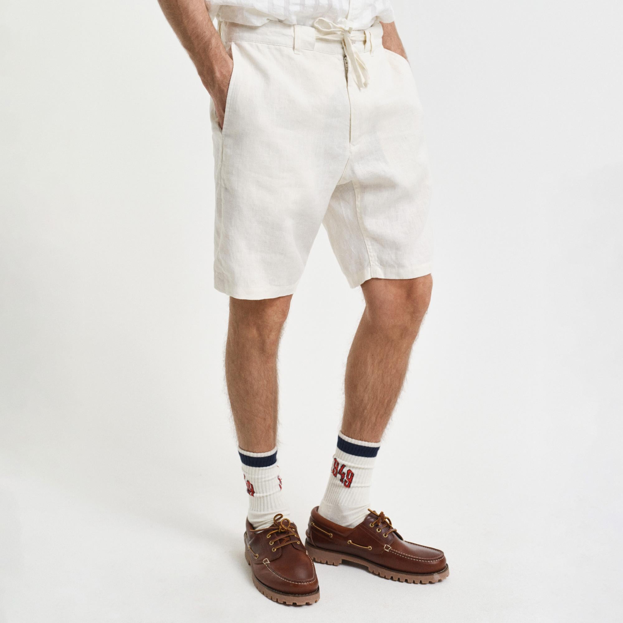 GANT Erkek Krem Relaxed Fit Şort