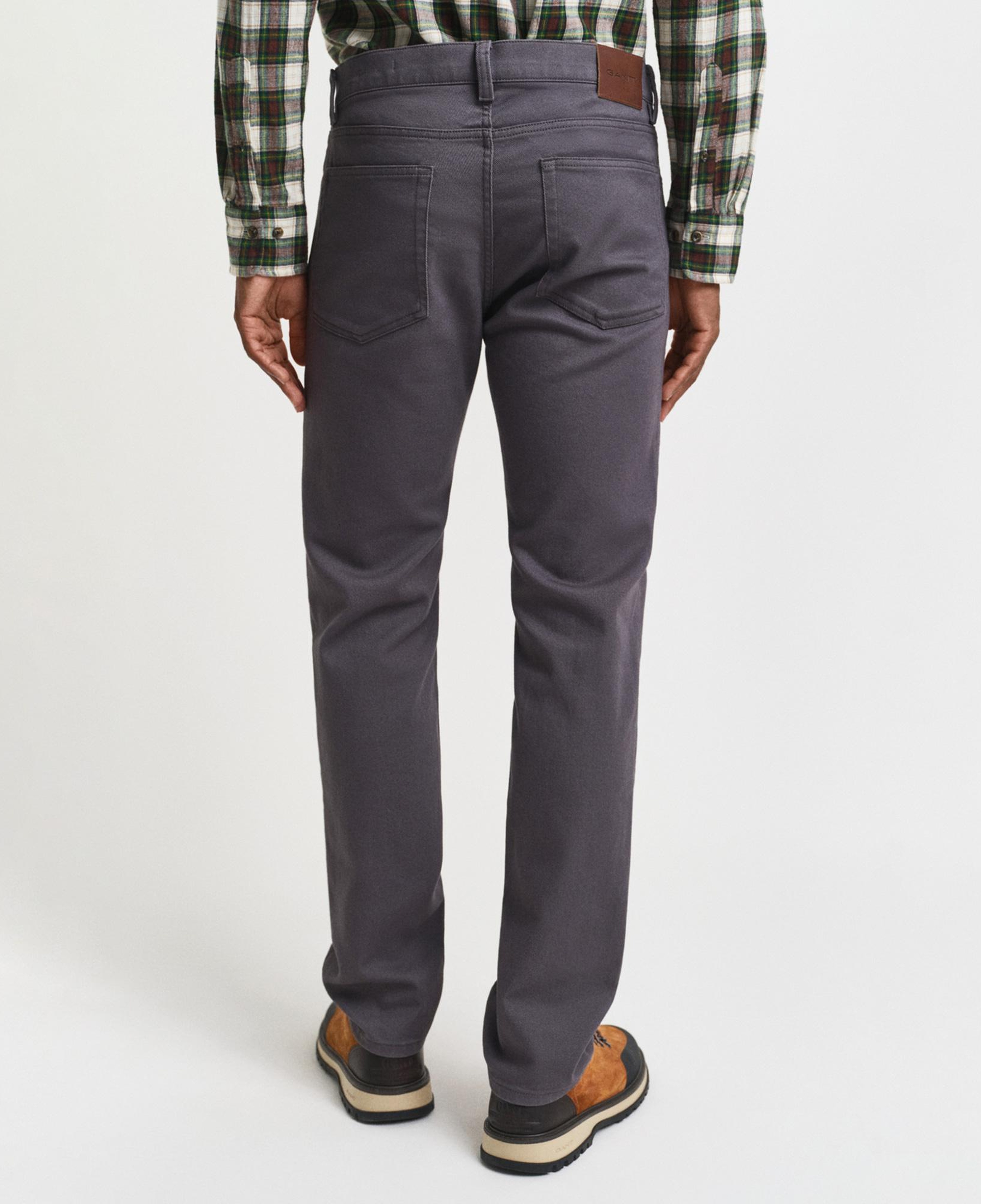 GANT Erkek Gri Regular Fit Soft Twill Jean