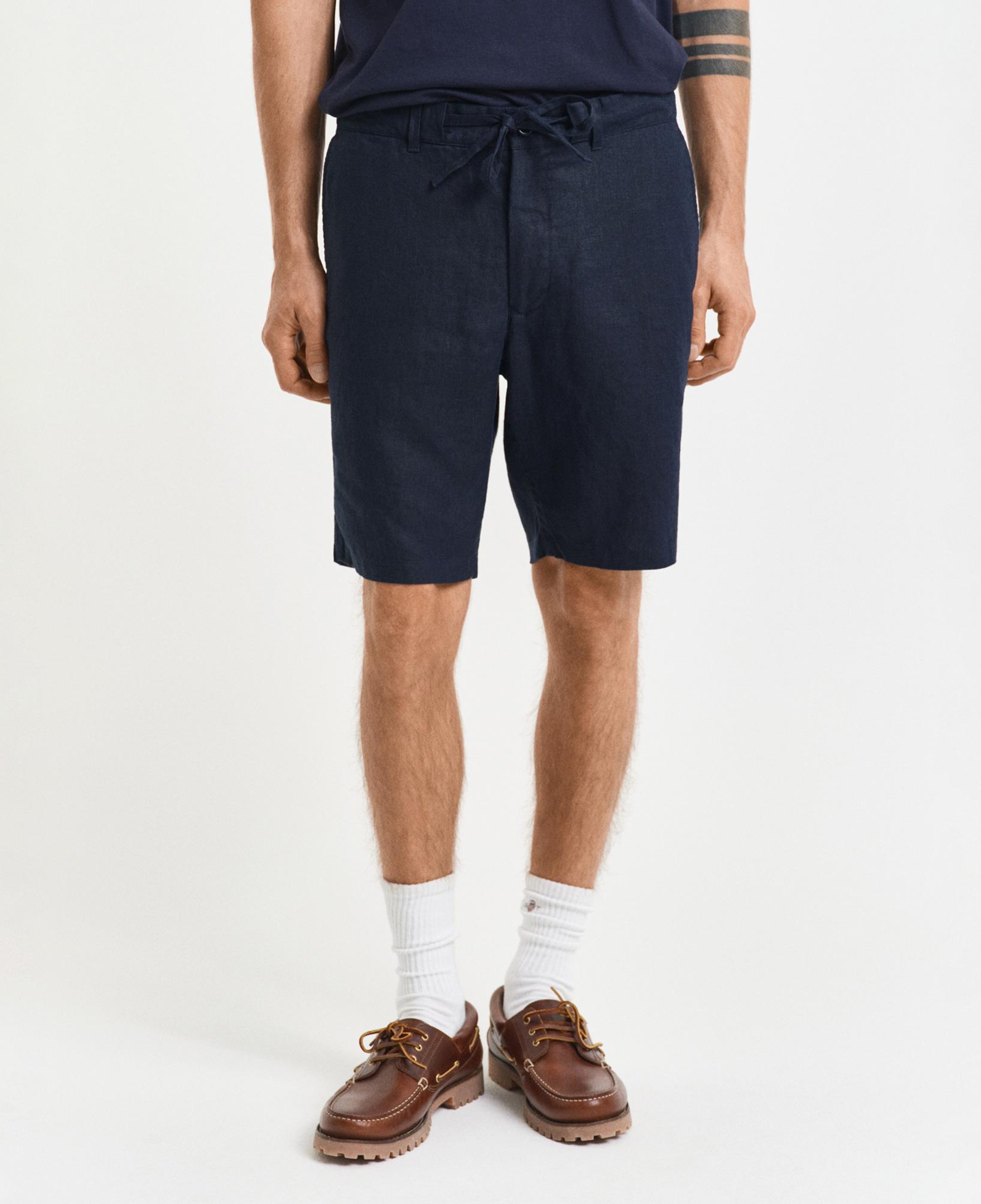 GANT Erkek Lacivert Relaxed Fit Şort
