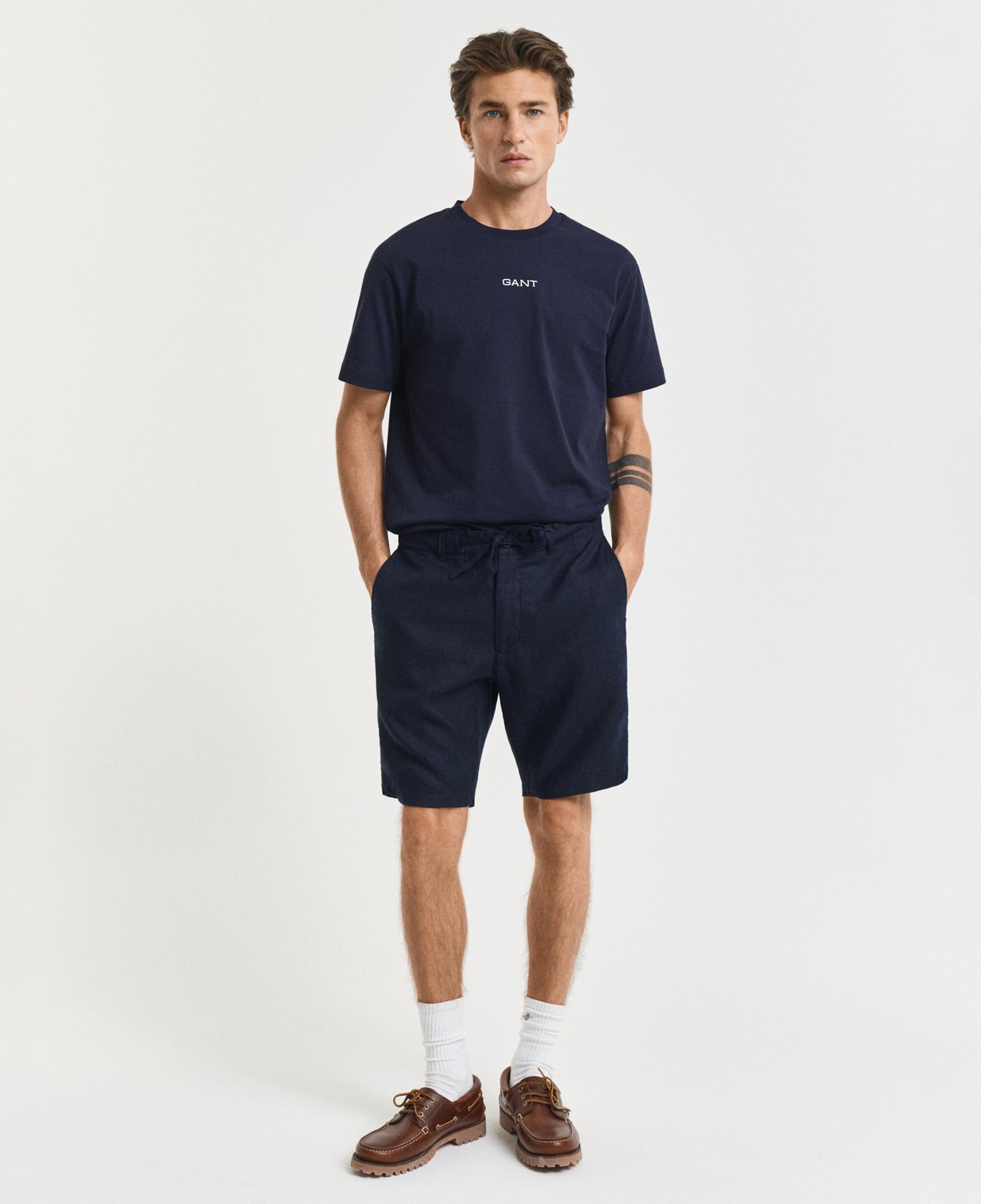 GANT Erkek Lacivert Relaxed Fit Şort