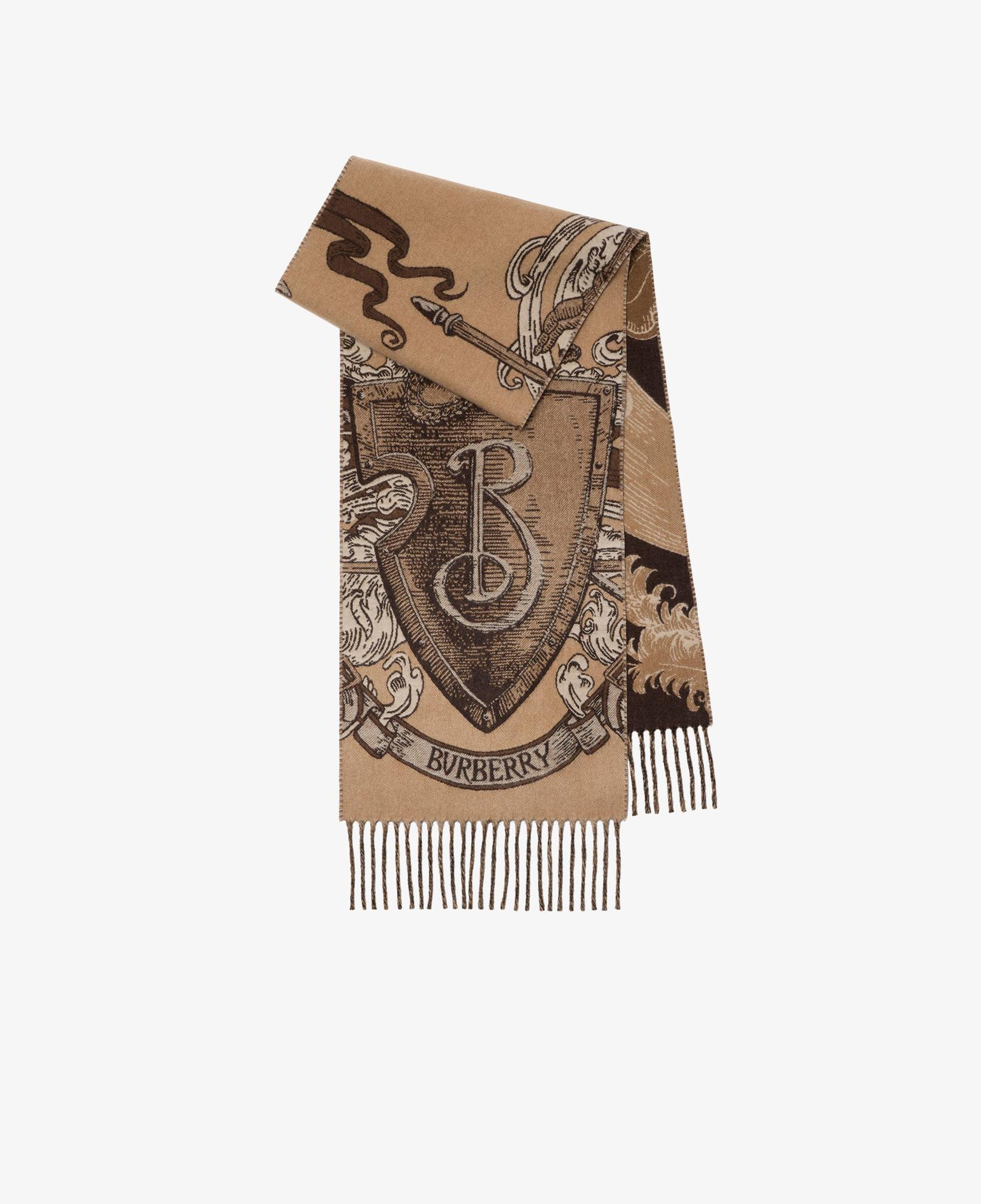 Burberry Etched Knight Kadın Bej Atkı