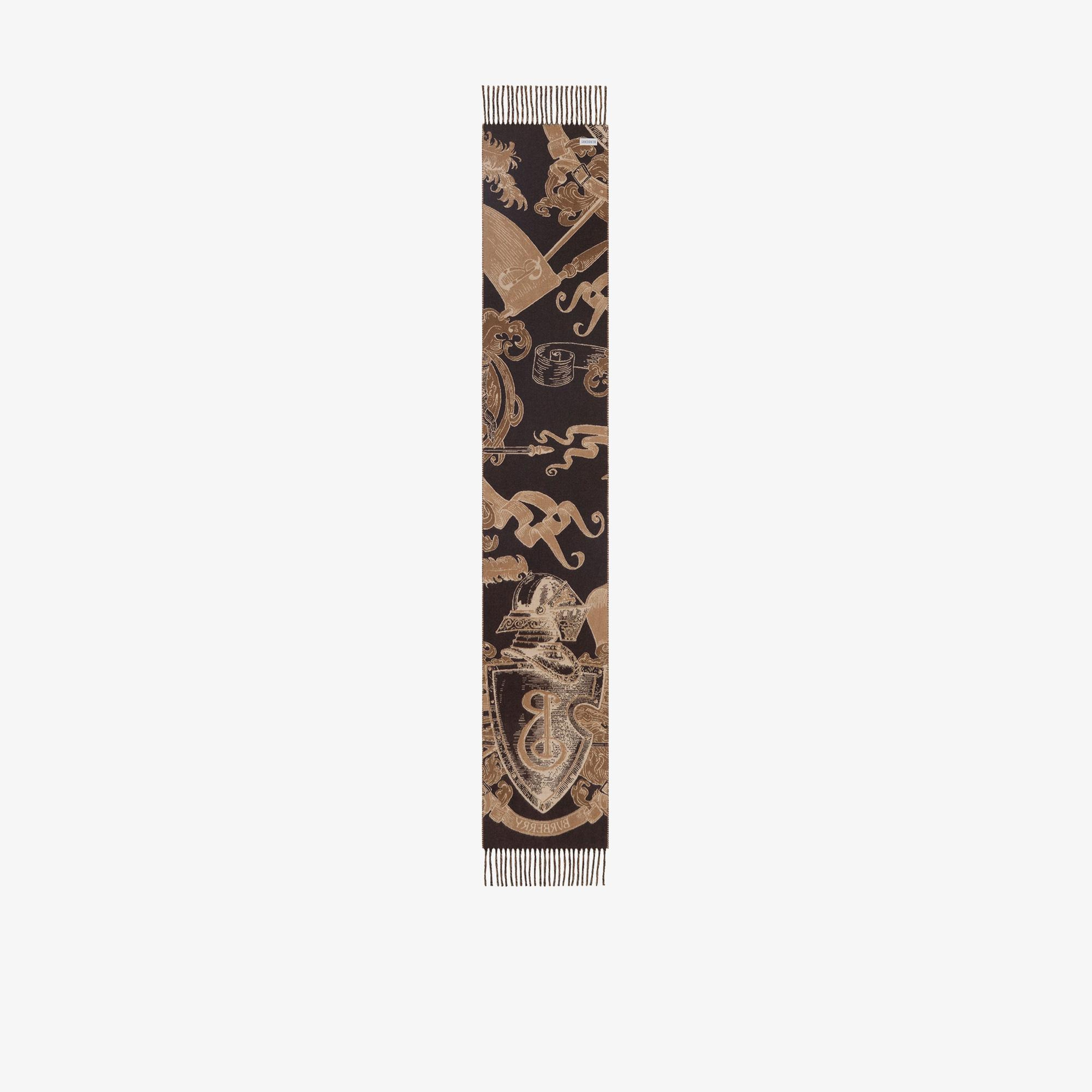 Burberry Etched Knight Kadın Bej Atkı