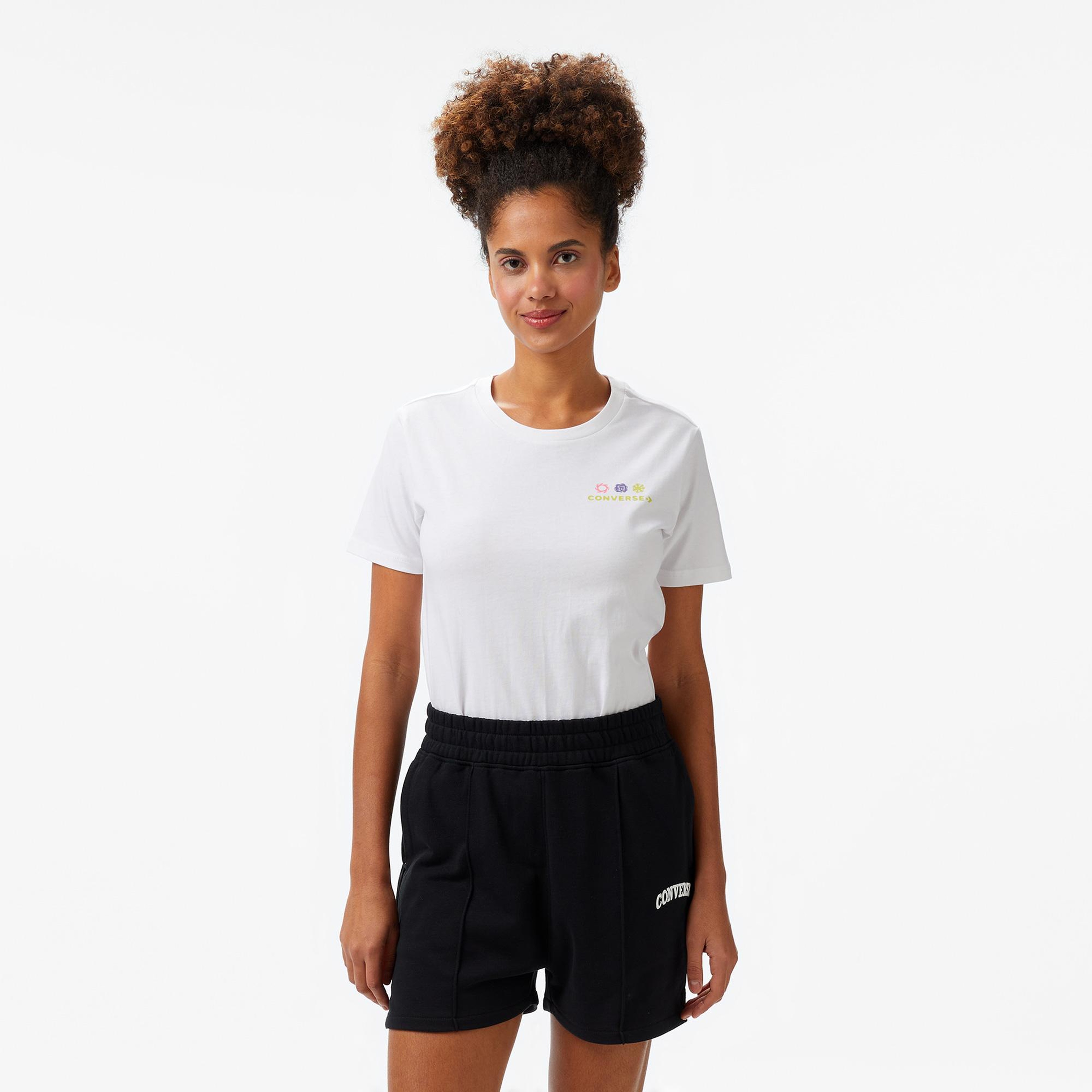Converse Kadın Beyaz T-Shirt