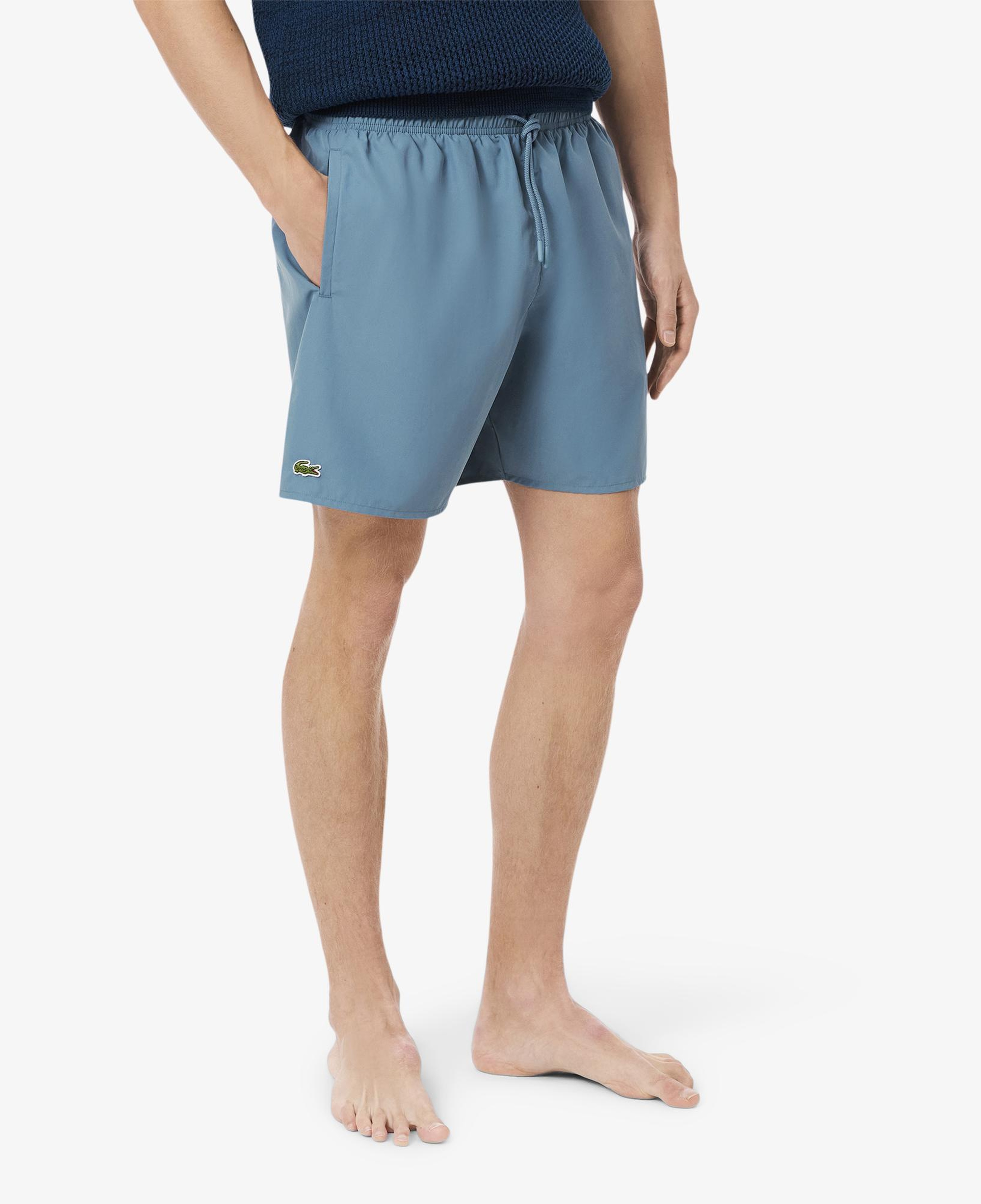 Lacoste Monochrome Erkek Mavi Deniz Şortu
