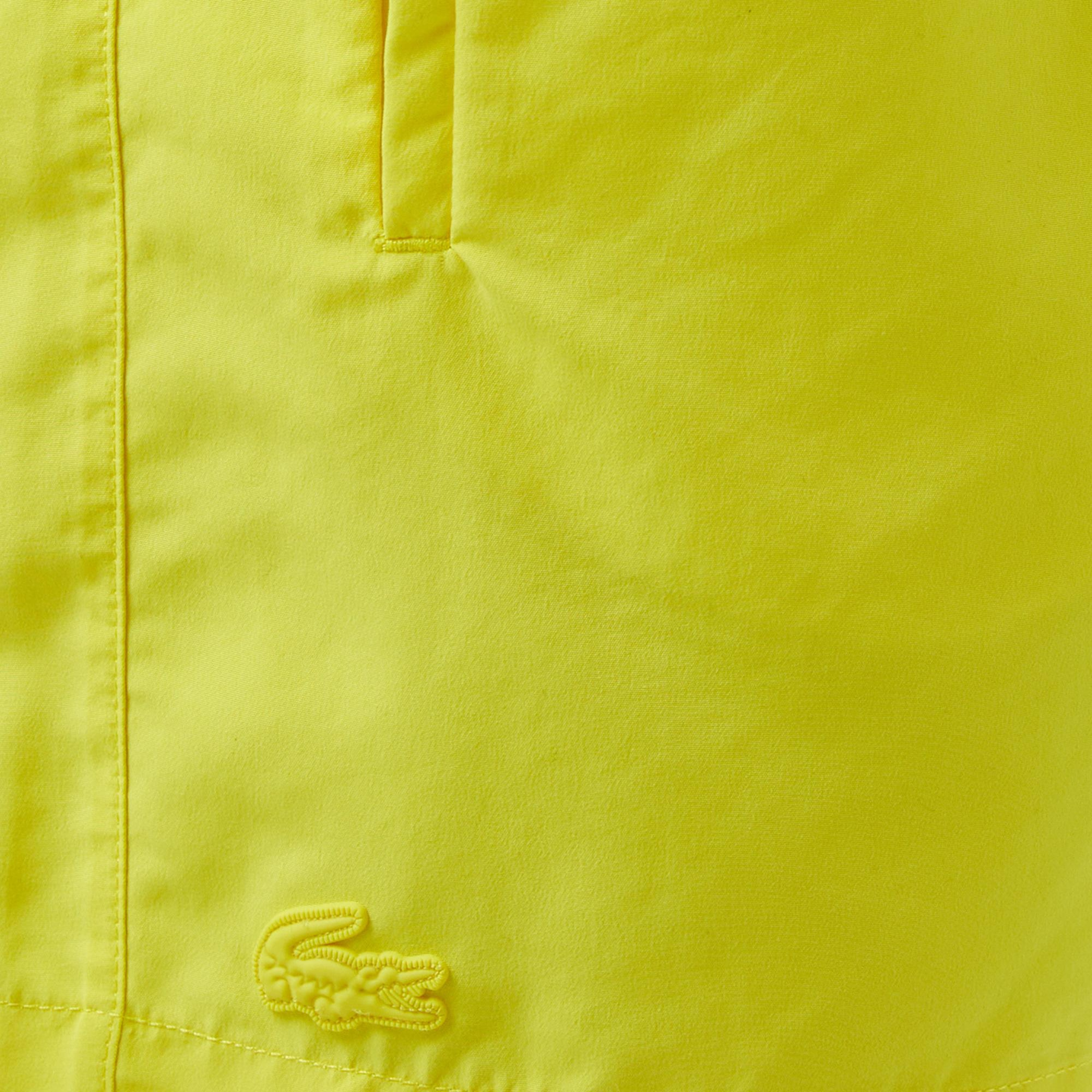 Lacoste Erkek Regular Fit Sarı Deniz Şortu