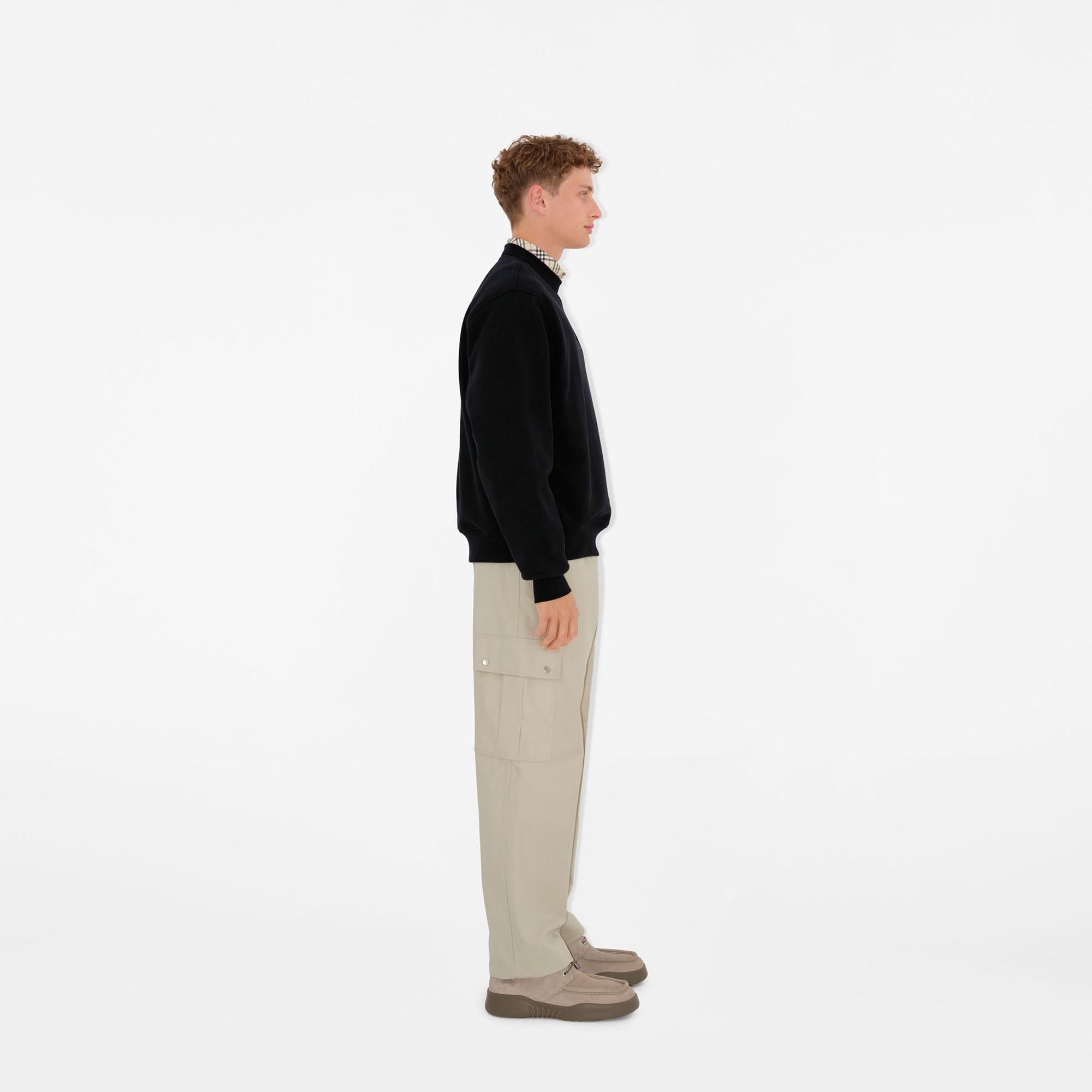 Burberry Erkek Siyah Sweatshirt