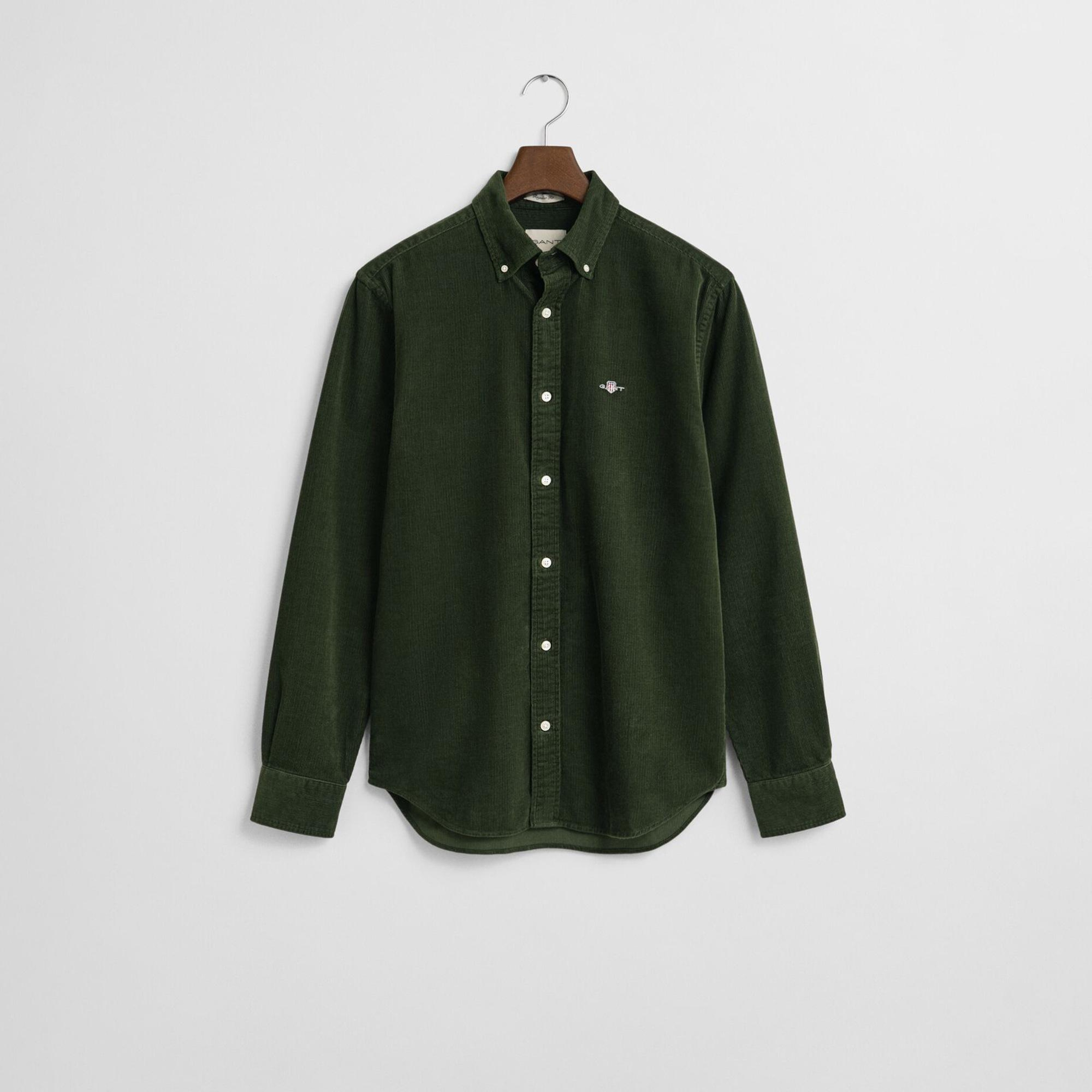 GANT Erkek Haki Regular Fit Düğmeli Gömlek