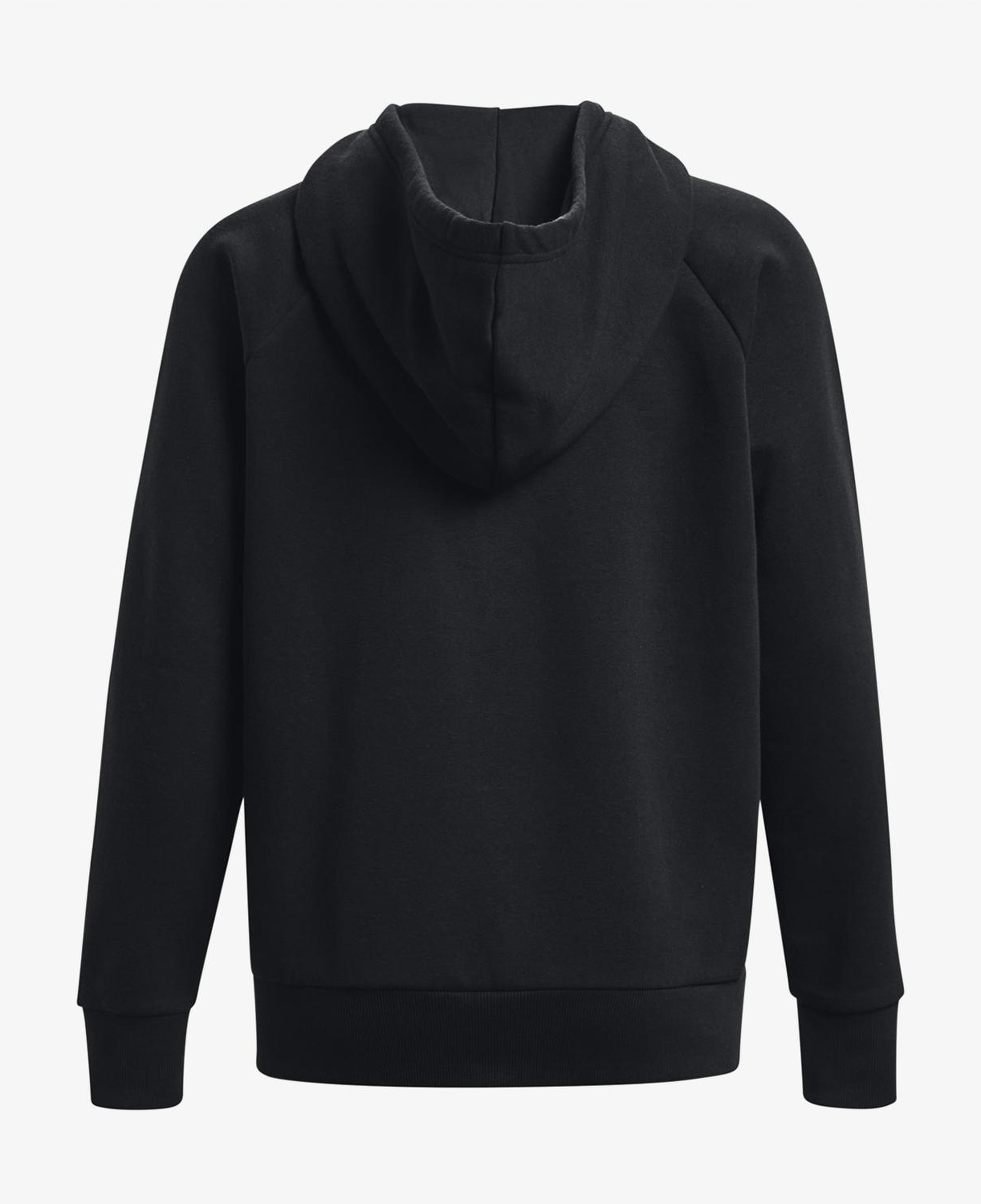 Under Armour Rival Fleece Tam Boy Fermuarlı Kadın Siyah Kapüşonlu Üst