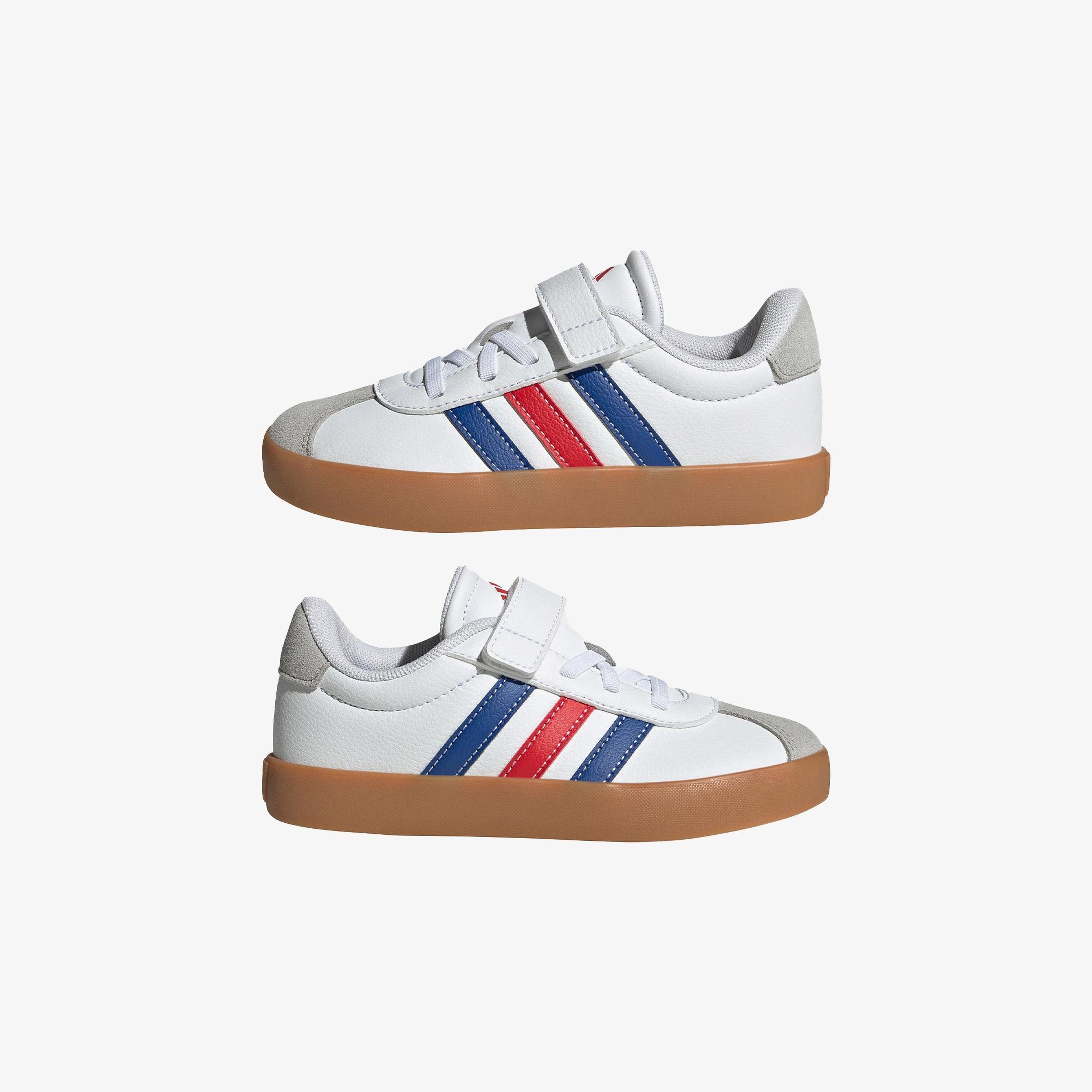 adidas VL Court 3.0 Skateboarding Çocuk Beyaz Spor Ayakkabı