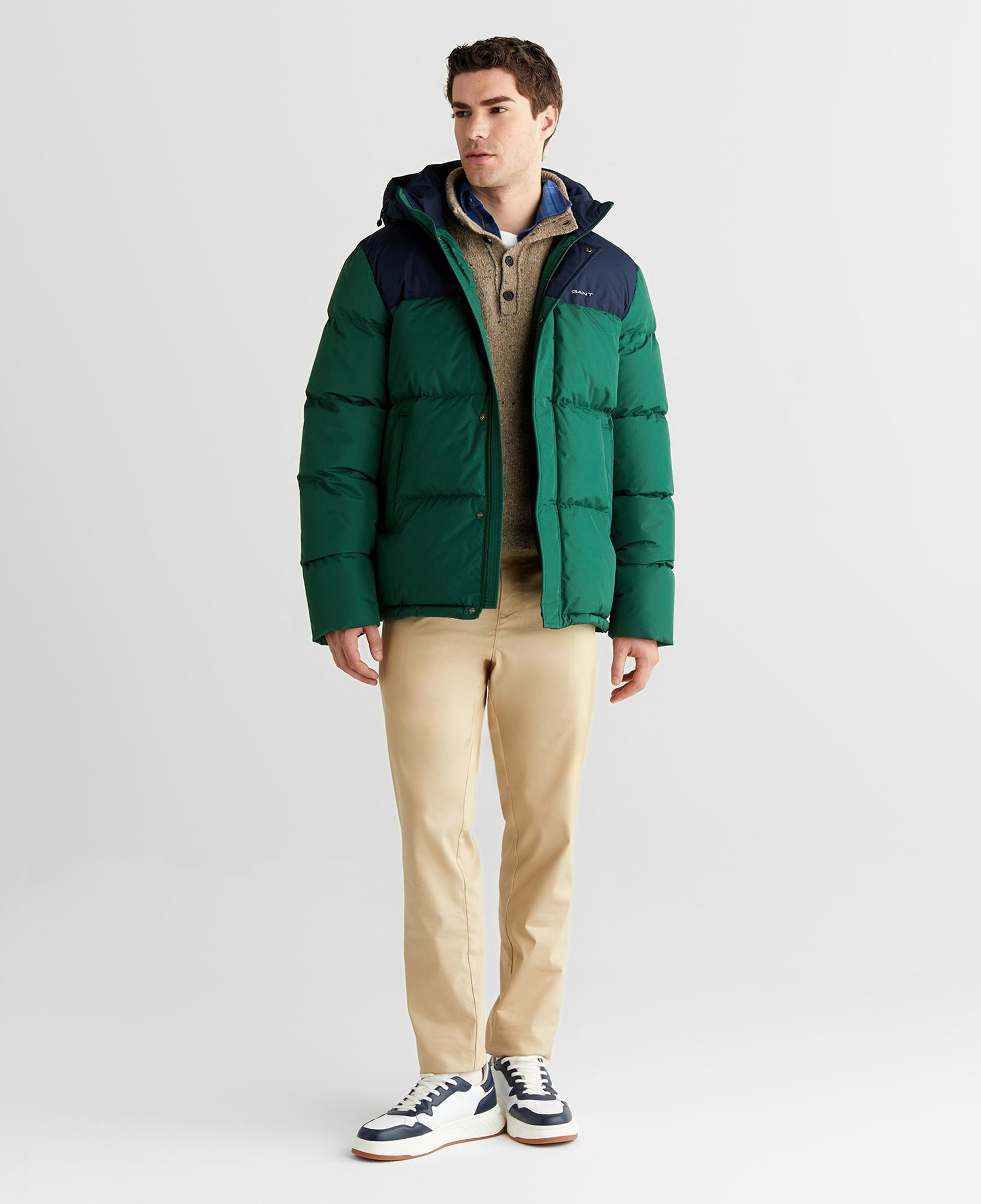 GANT Erkek Lacivert Regular Fit Fermuarlı Mont