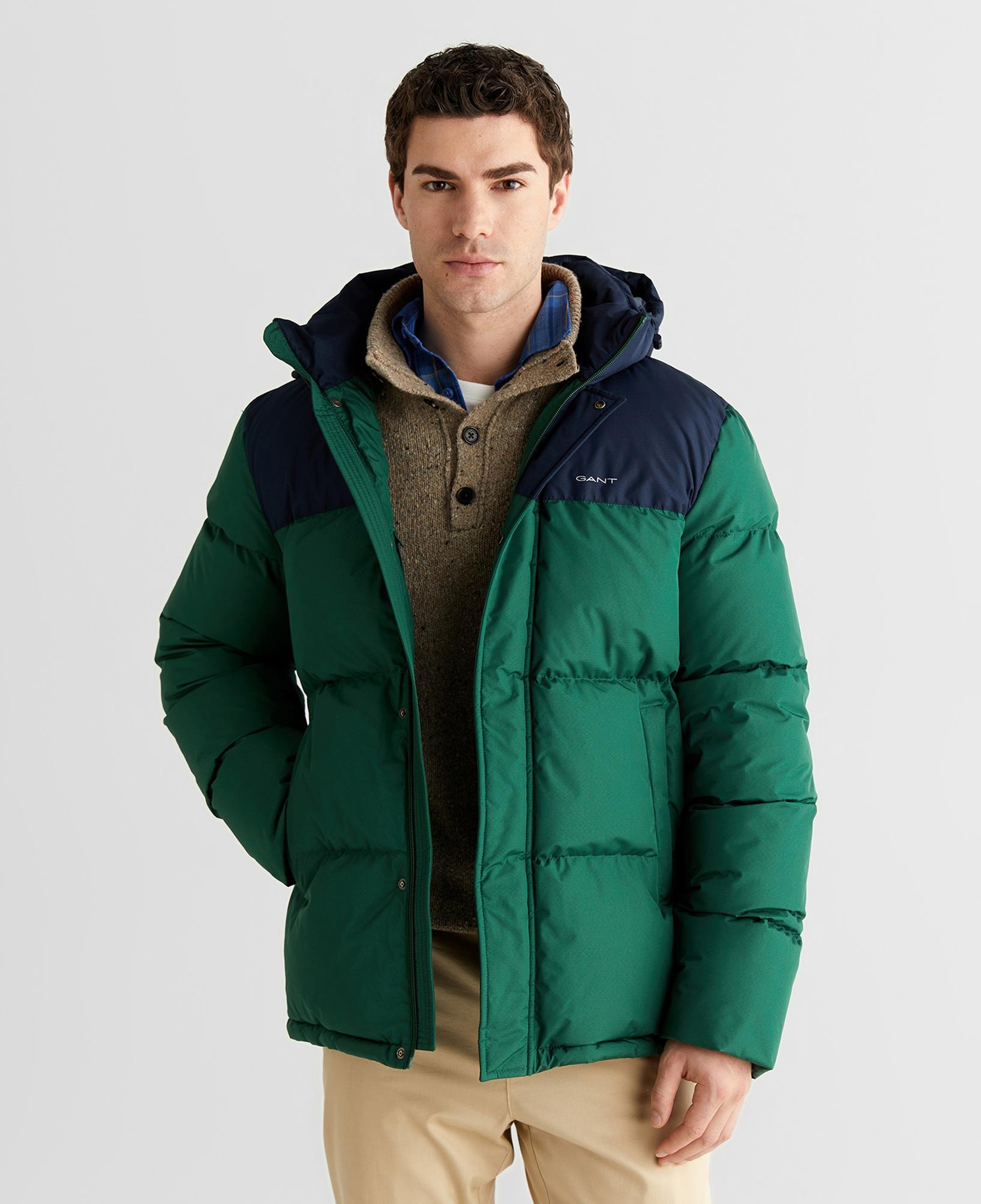 GANT Erkek Lacivert Regular Fit Fermuarlı Mont