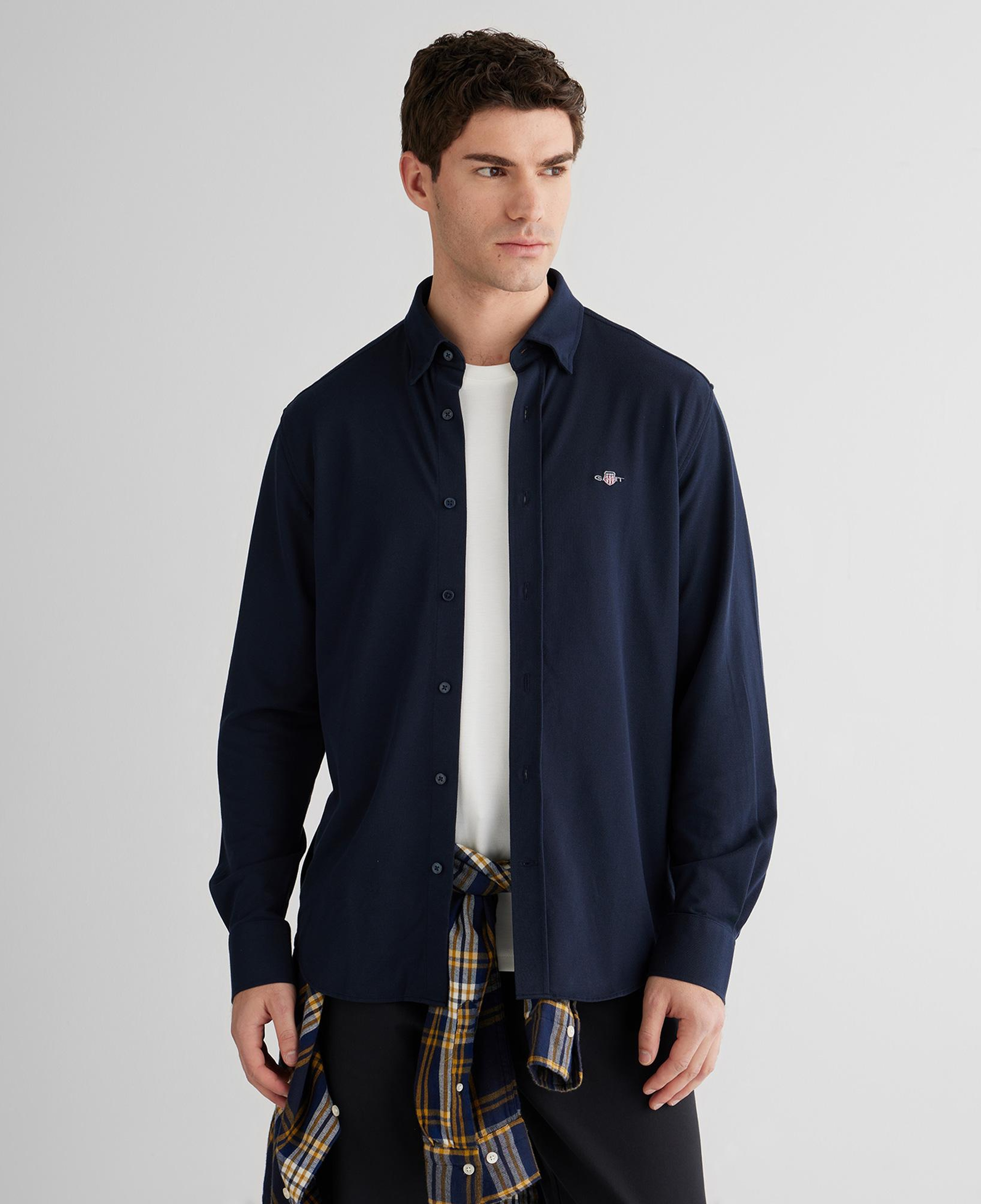 GANT Erkek Lacivert Regular Fit Gömlek