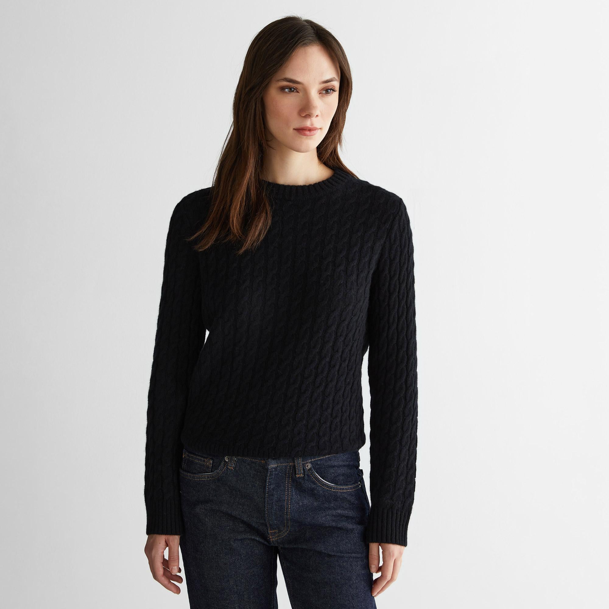 GANT Kadın Siyah Regular Fit Triko