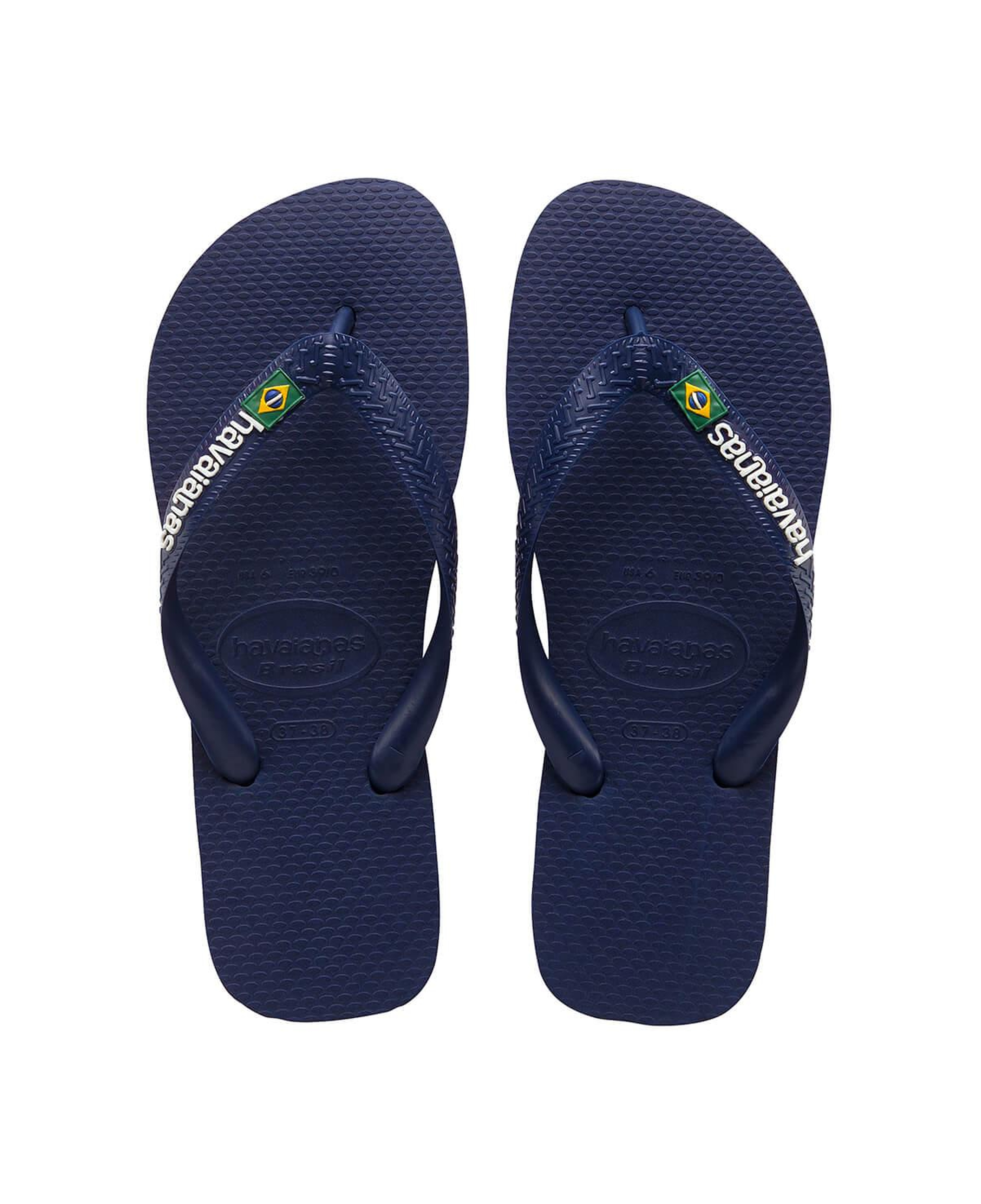 Havaianas Brasil Logo Erkek Lacivert Terlik