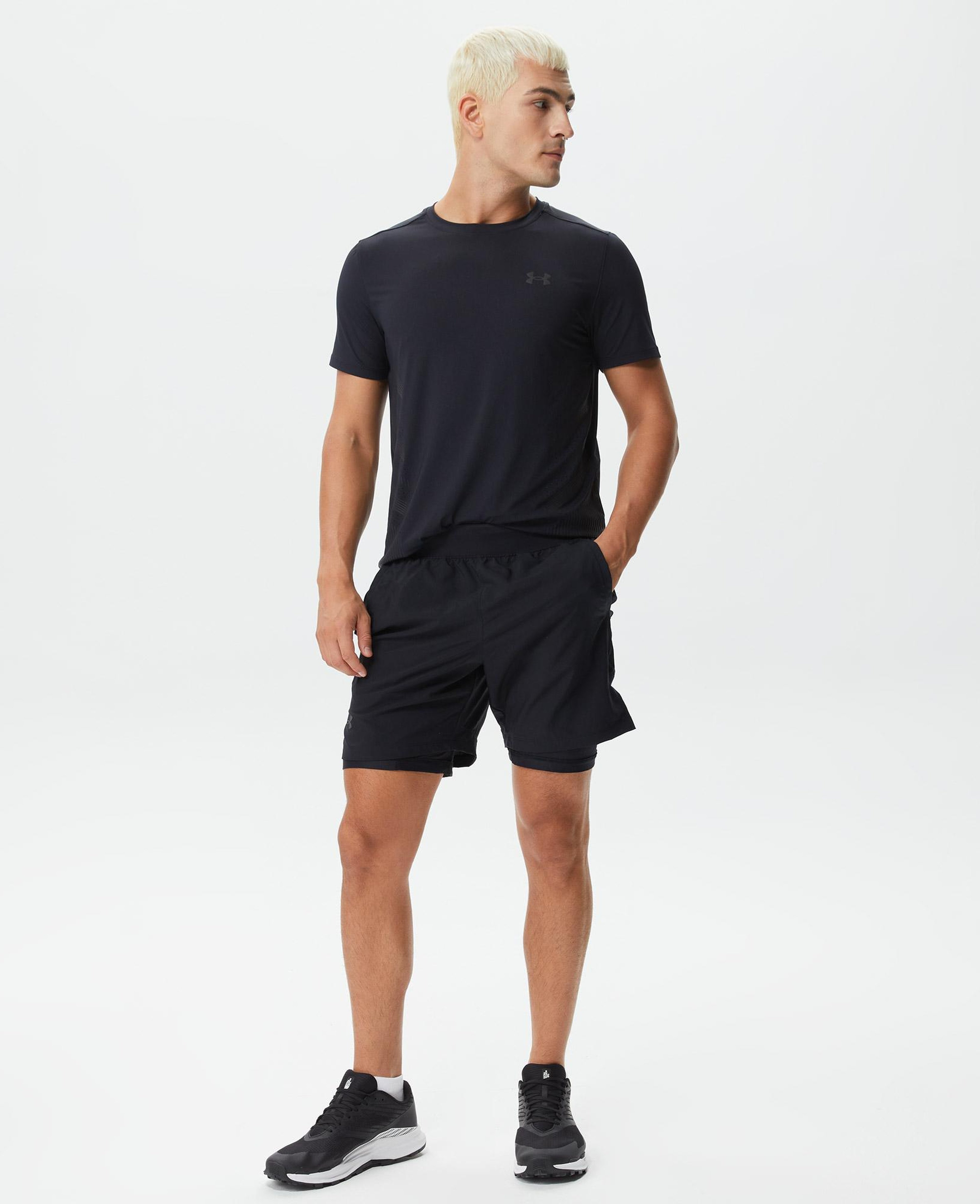 Under Armour Launch Elite Erkek Siyah Koşu Şortu