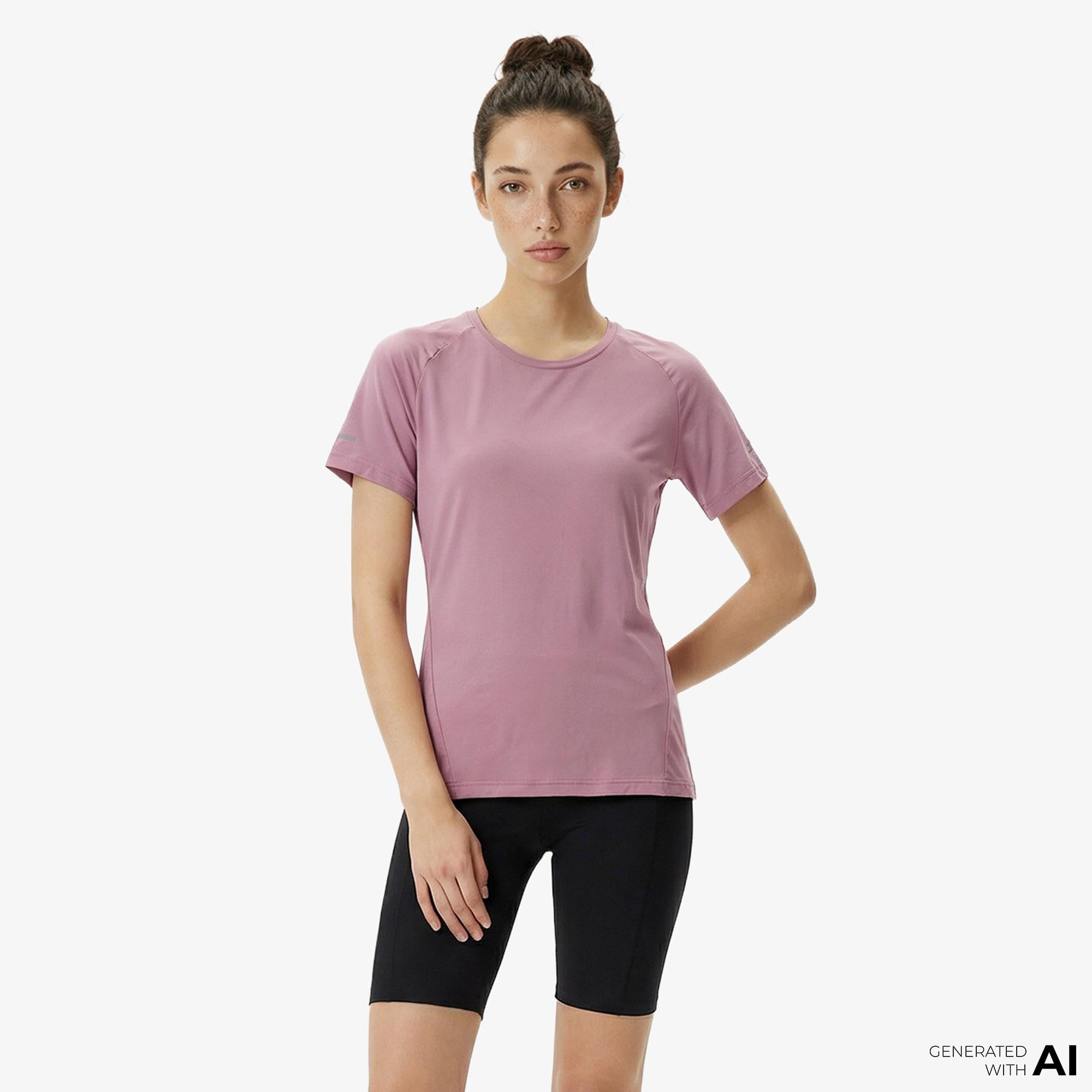 Energetics Kadın Pembe Antrenman T-shirt