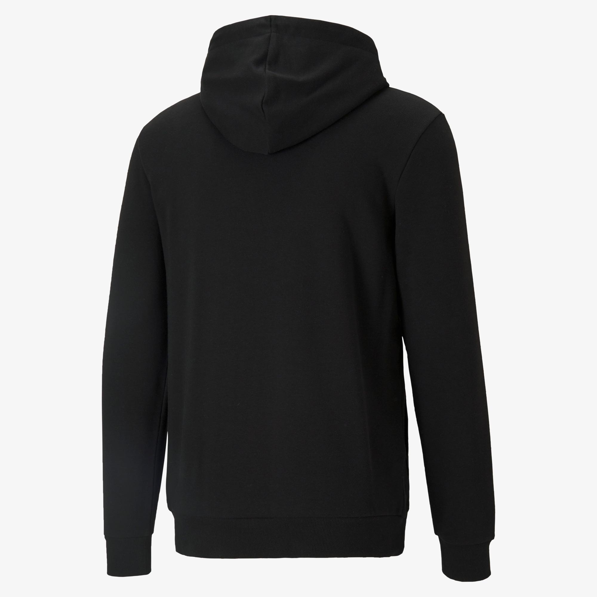 Puma Ess Big Logo Erkek Siyah Günlük Kapüşonlu Sweatshirt