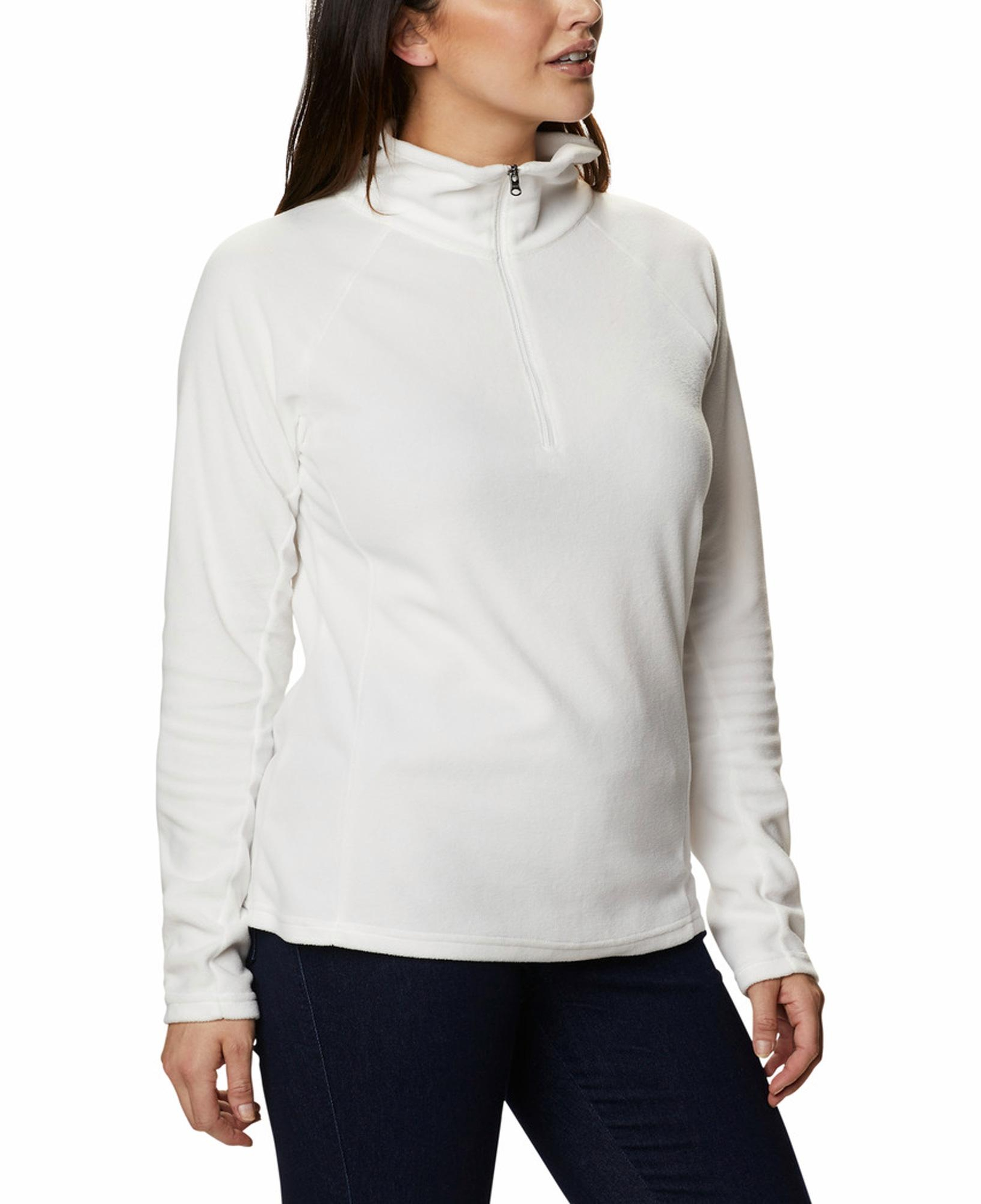 Columbia Glacial 1/2 Zipped Kadın Beyaz Polar