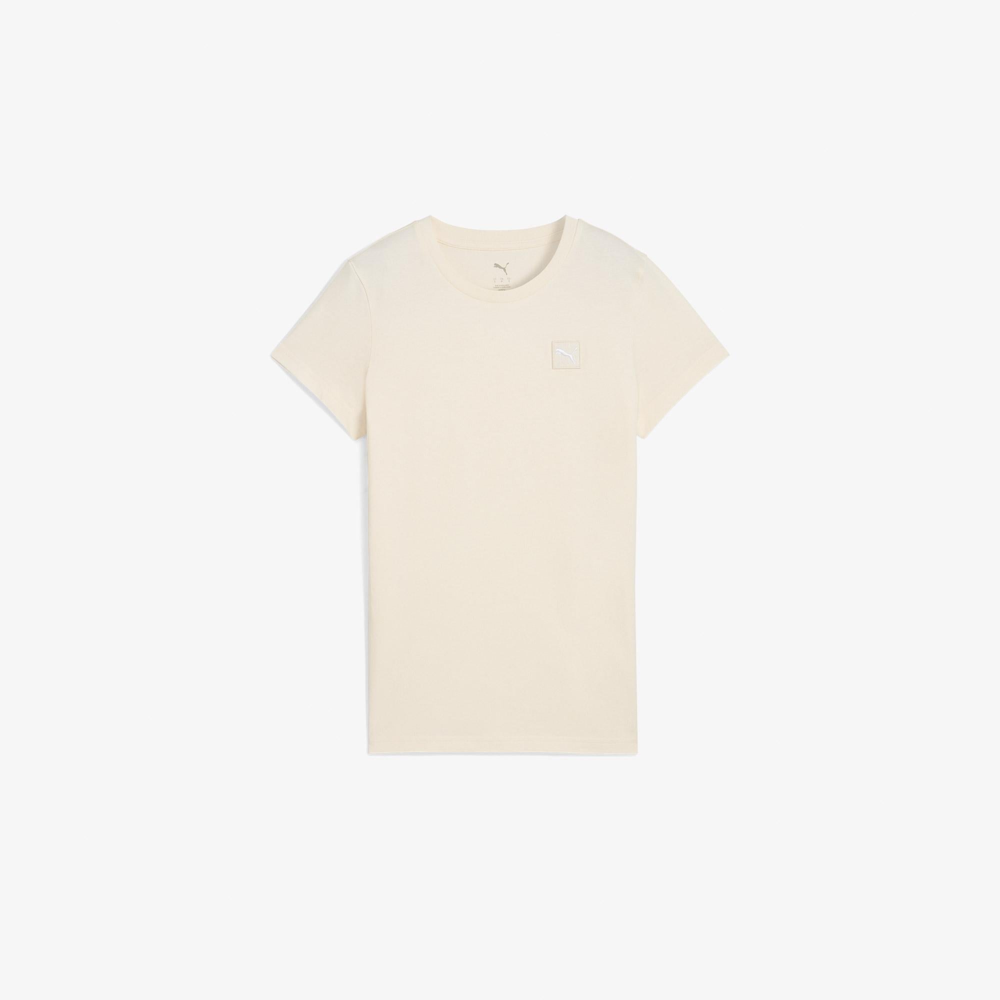 Puma Ess Elevated Kadın Krem T-Shirt