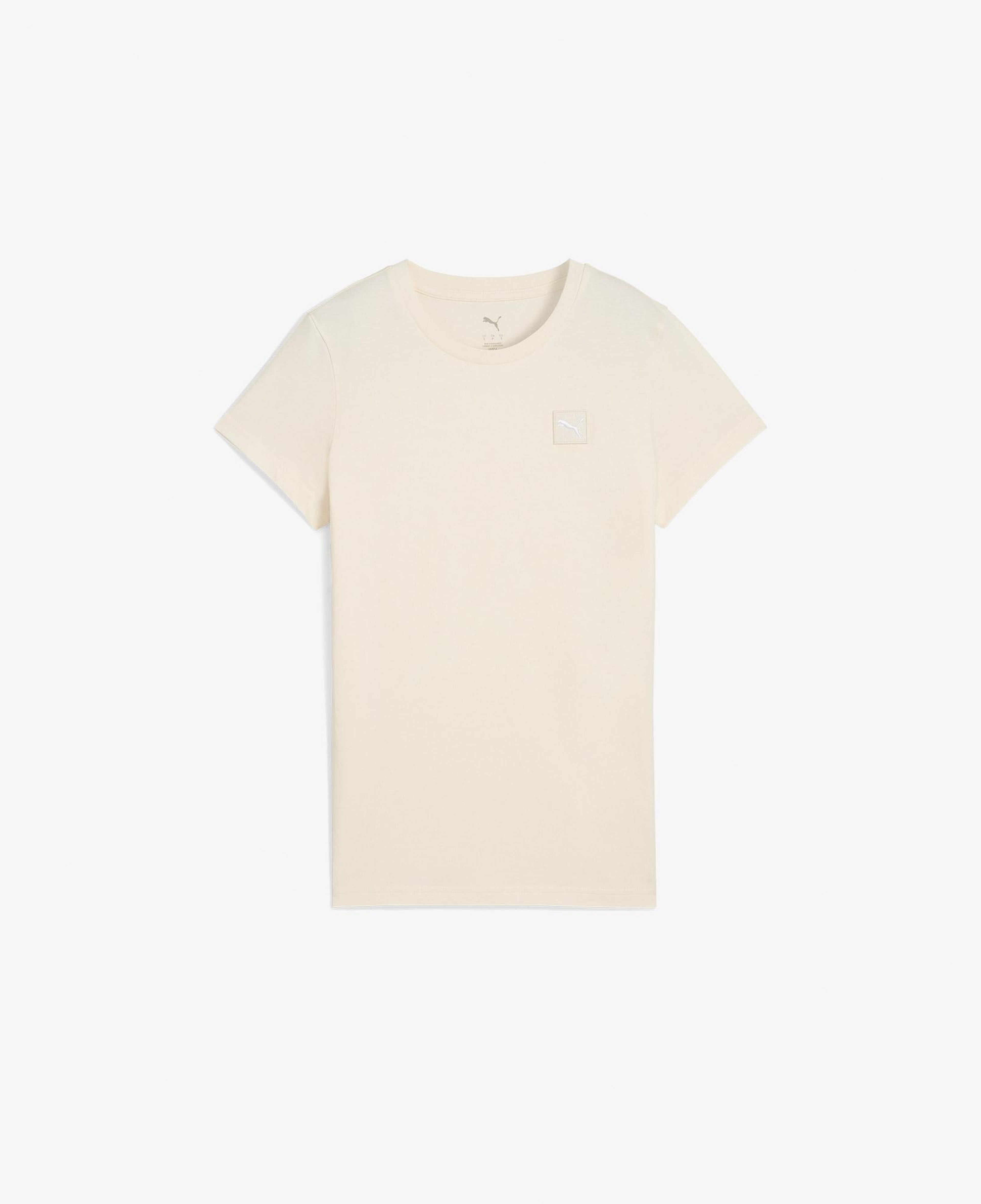 Puma Ess Elevated Kadın Krem T-Shirt