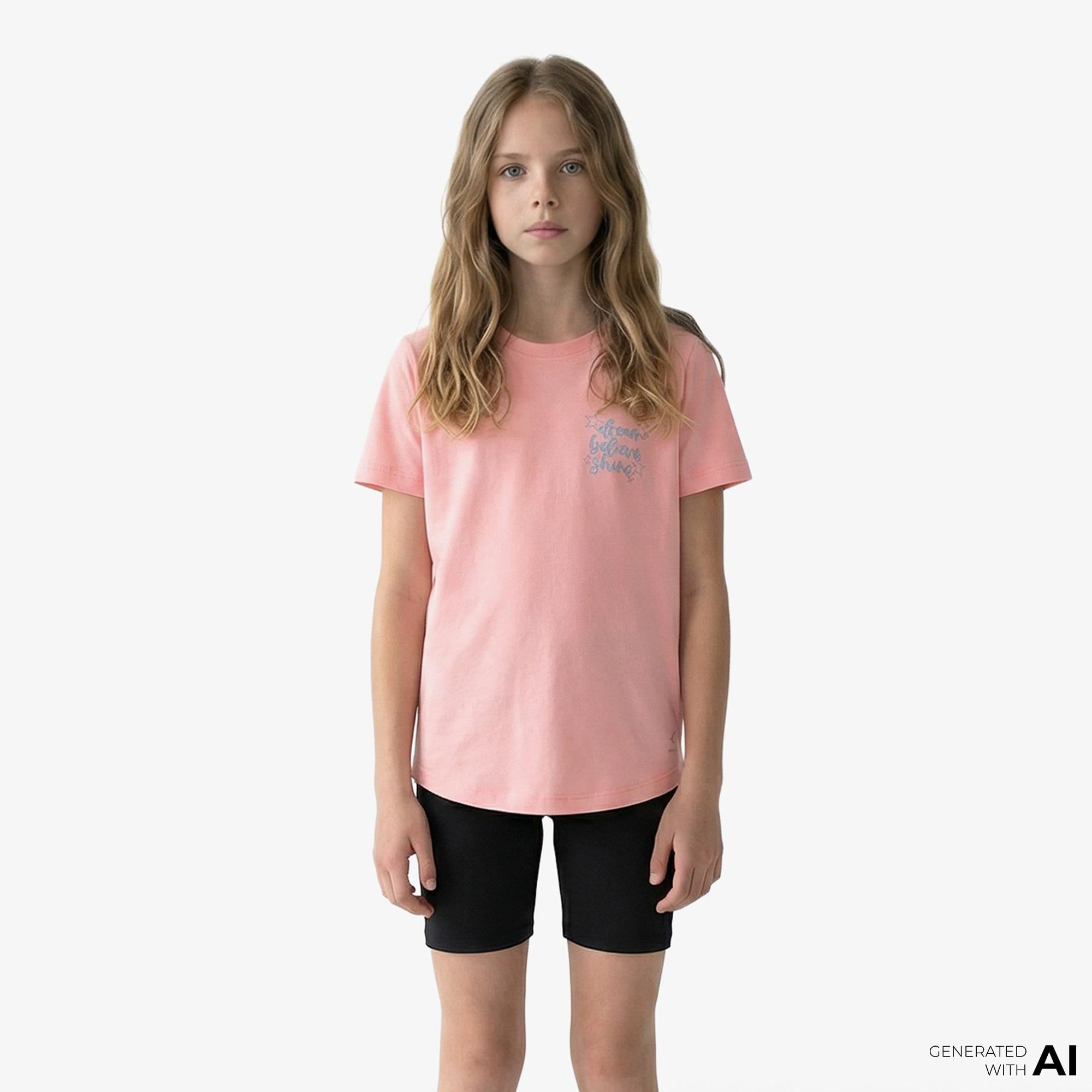Energetics Garianne IX G Çocuk Pembe Günlük T-Shirt