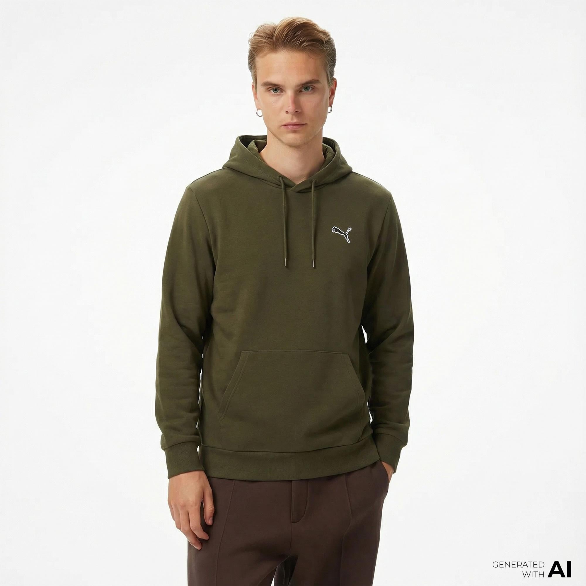 Puma Better Essentials Unisex Yeşil Günlük Sweatshirt