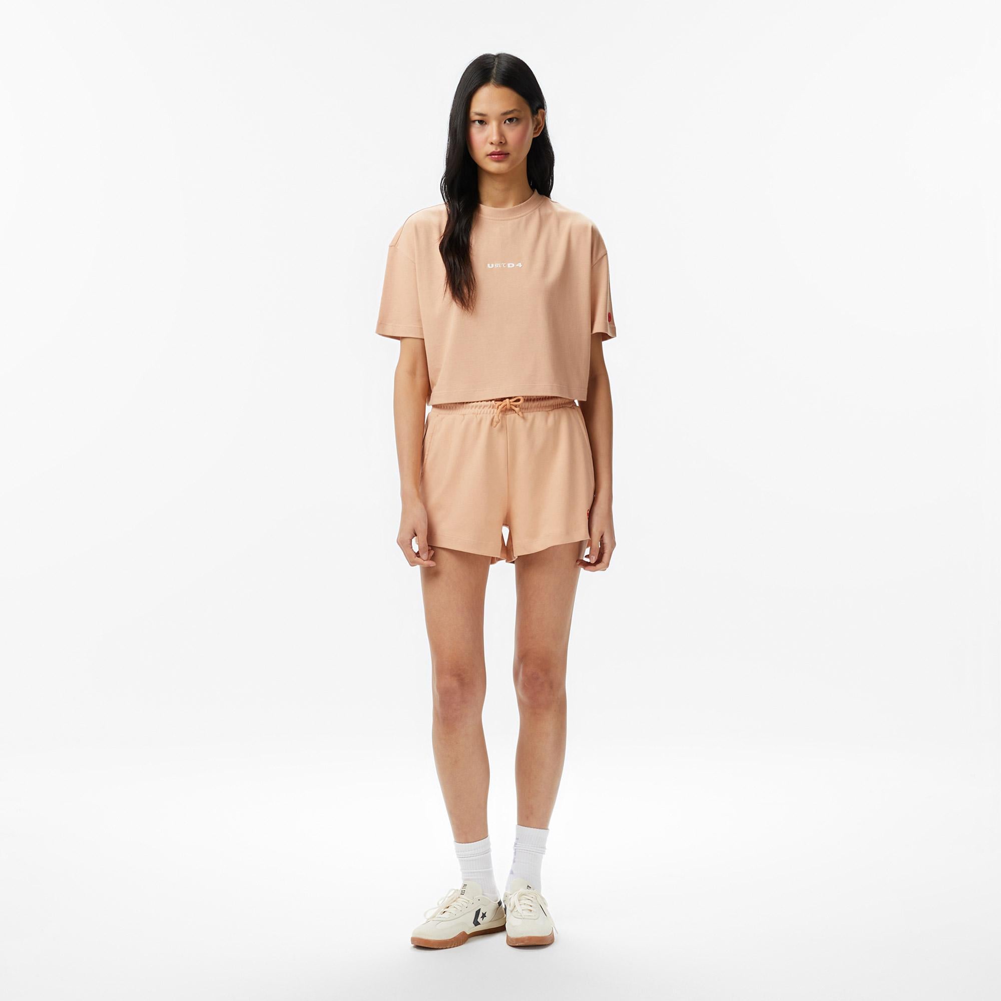 UNITED4 Regular Fit Kadın Pembe T-Shirt