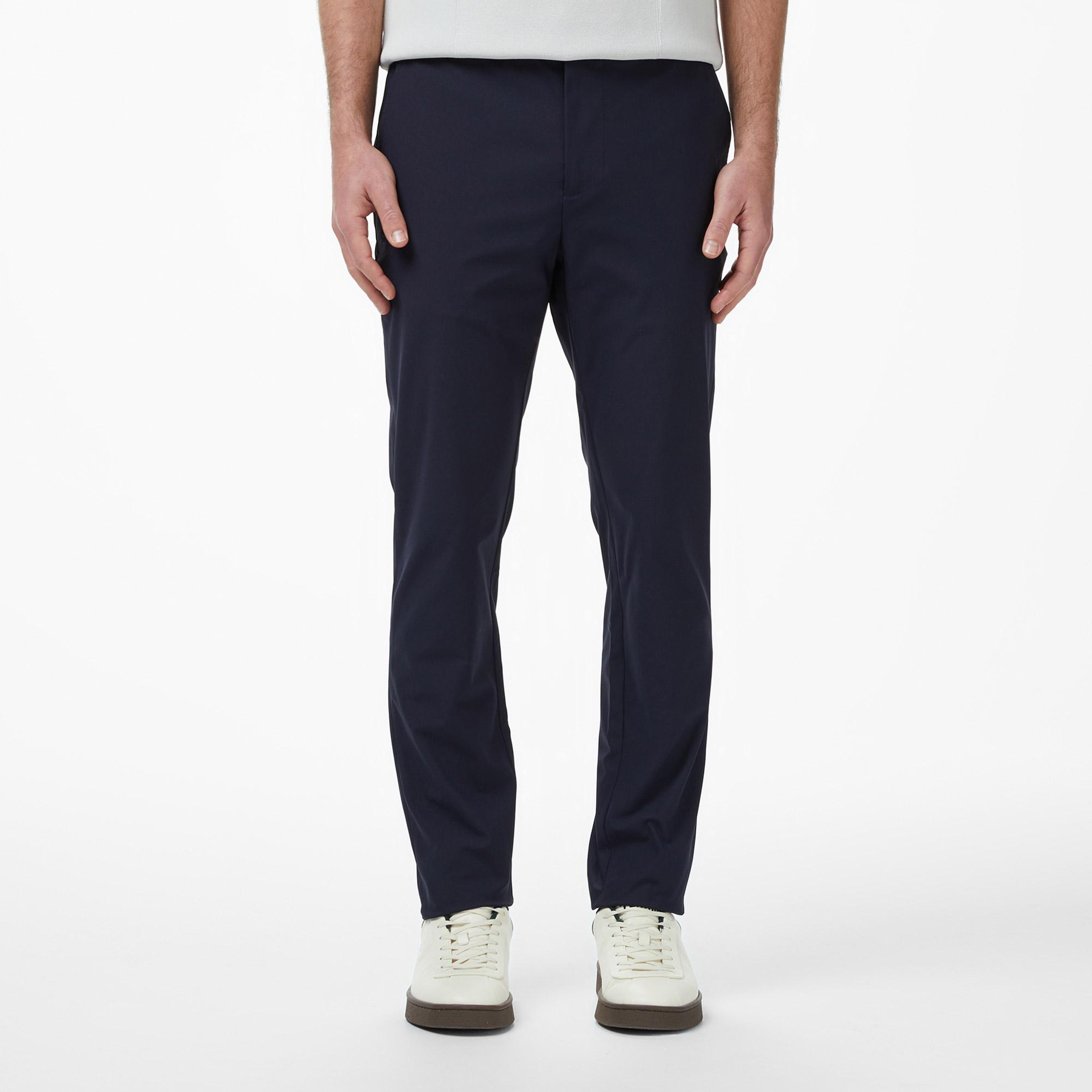 Erkek Slim Fit Lacivert Chino Pantolon