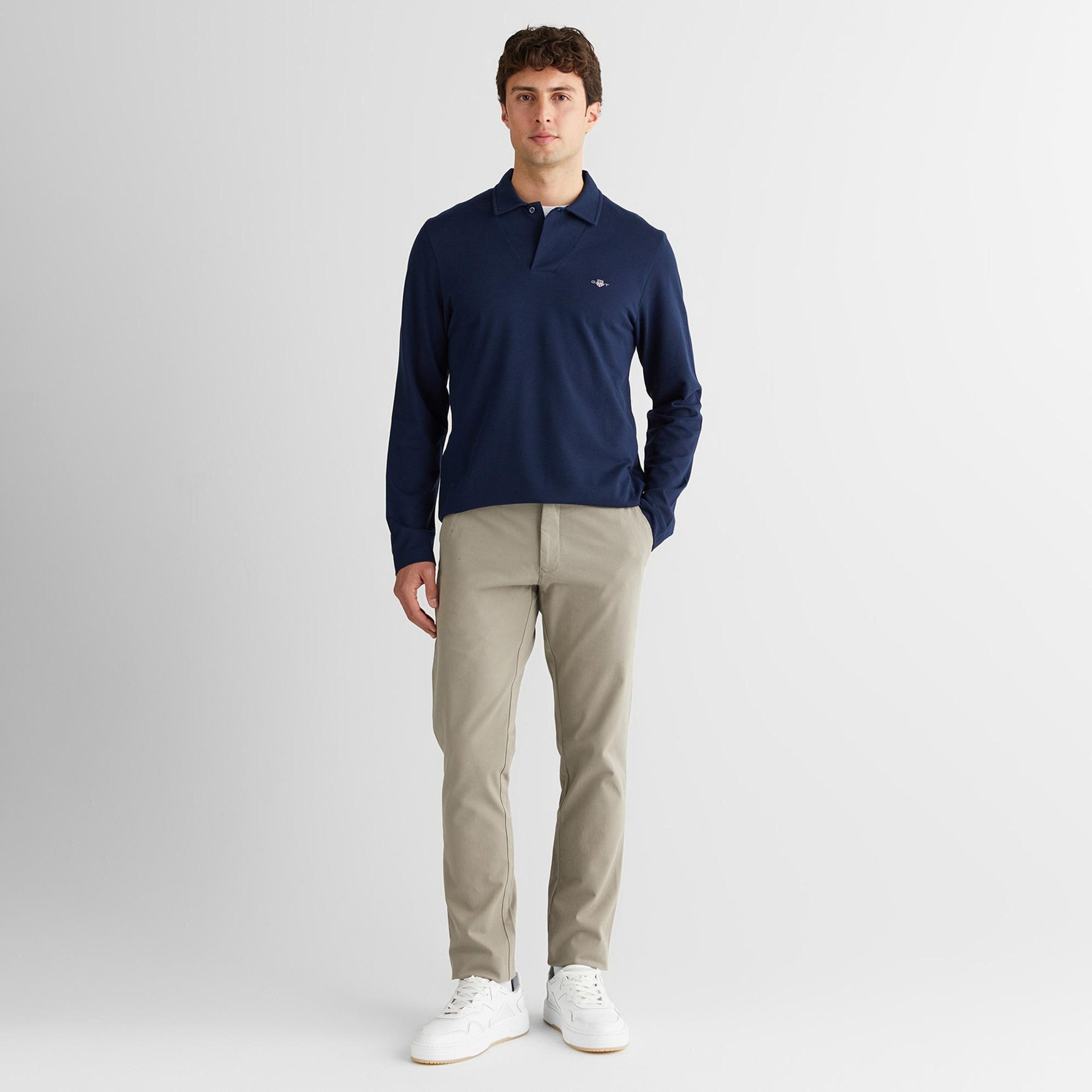 GANT Erkek Bej Slim Fit Pantolon