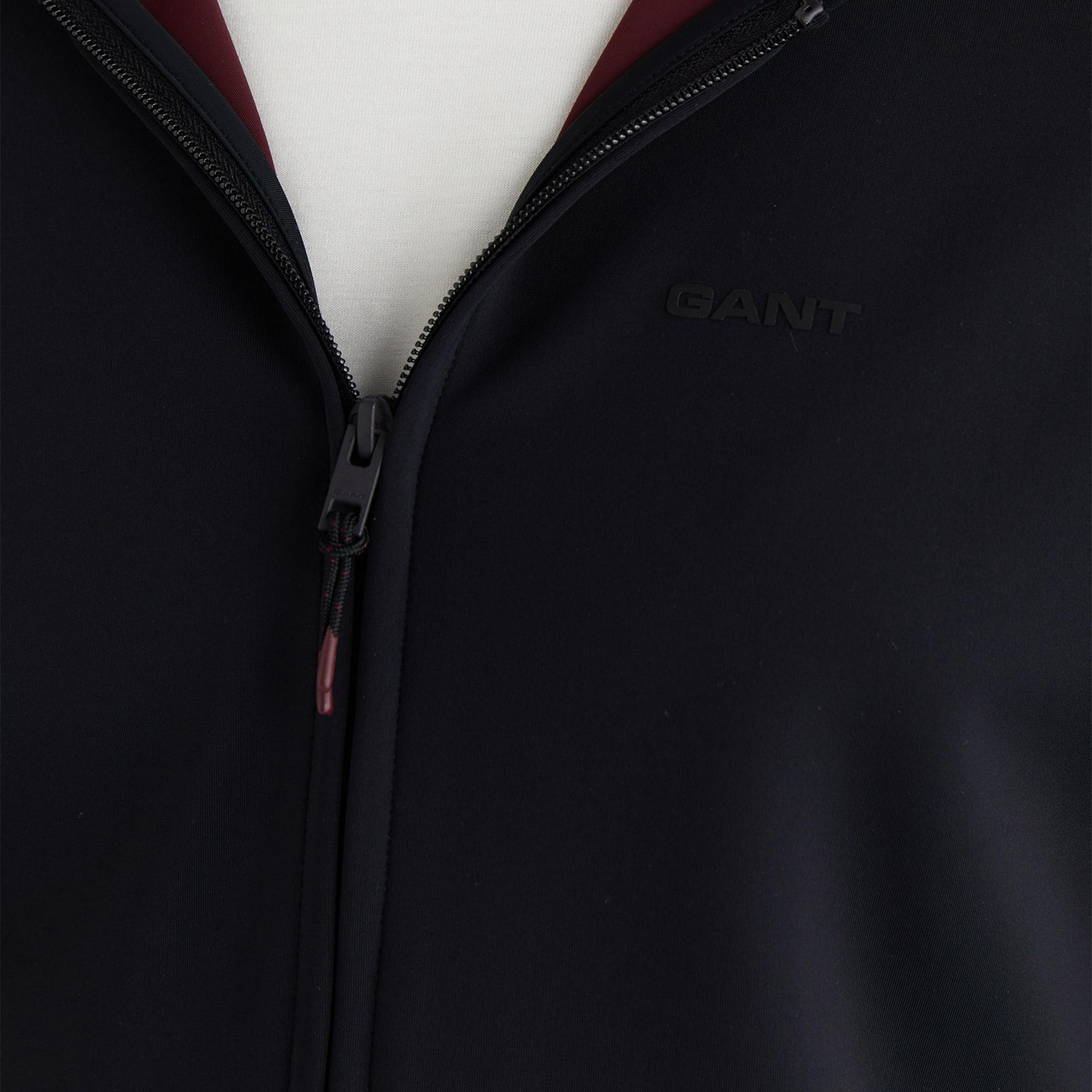 GANT Erkek Siyah Regular Fit Fermuarlı Ceket