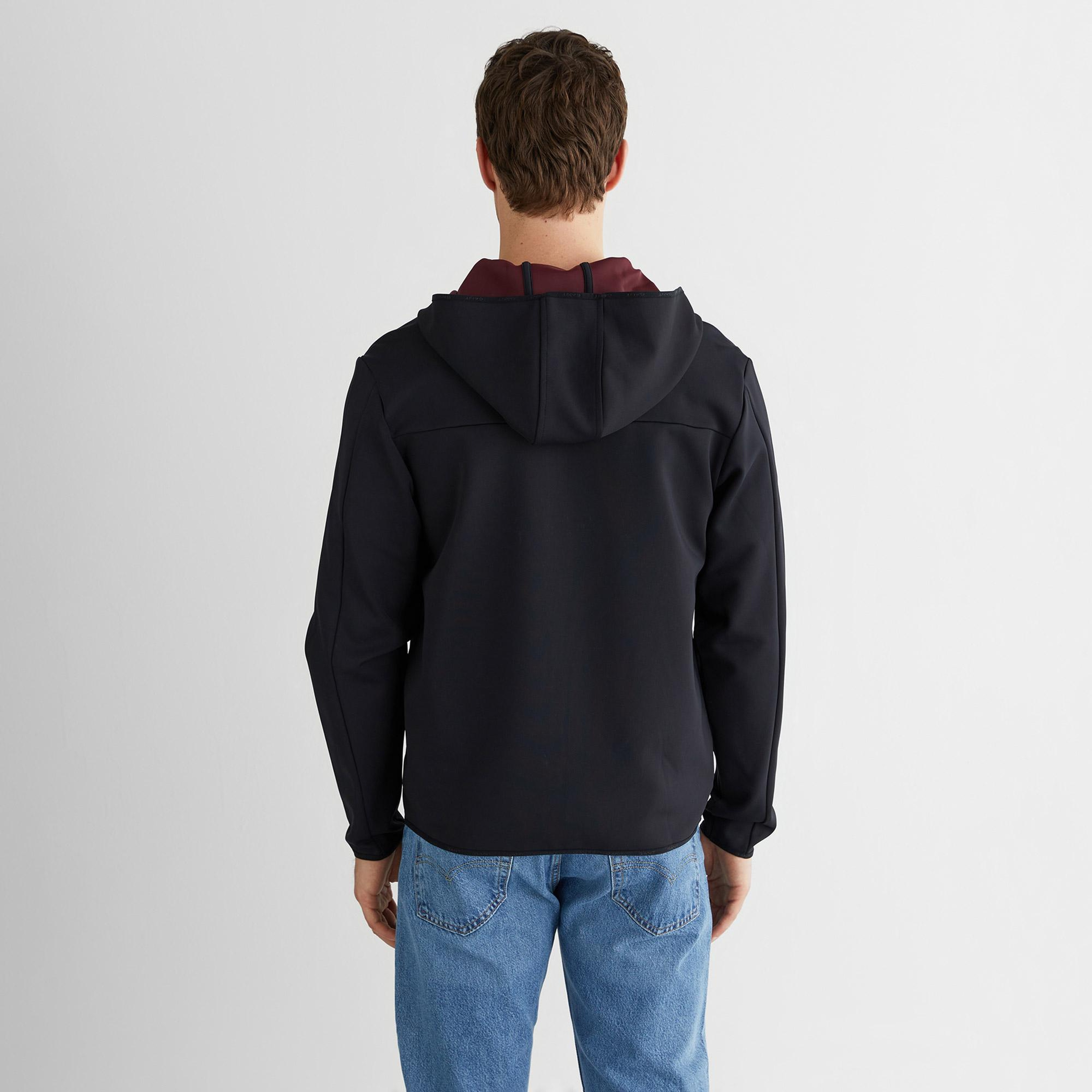 GANT Erkek Siyah Regular Fit Fermuarlı Ceket