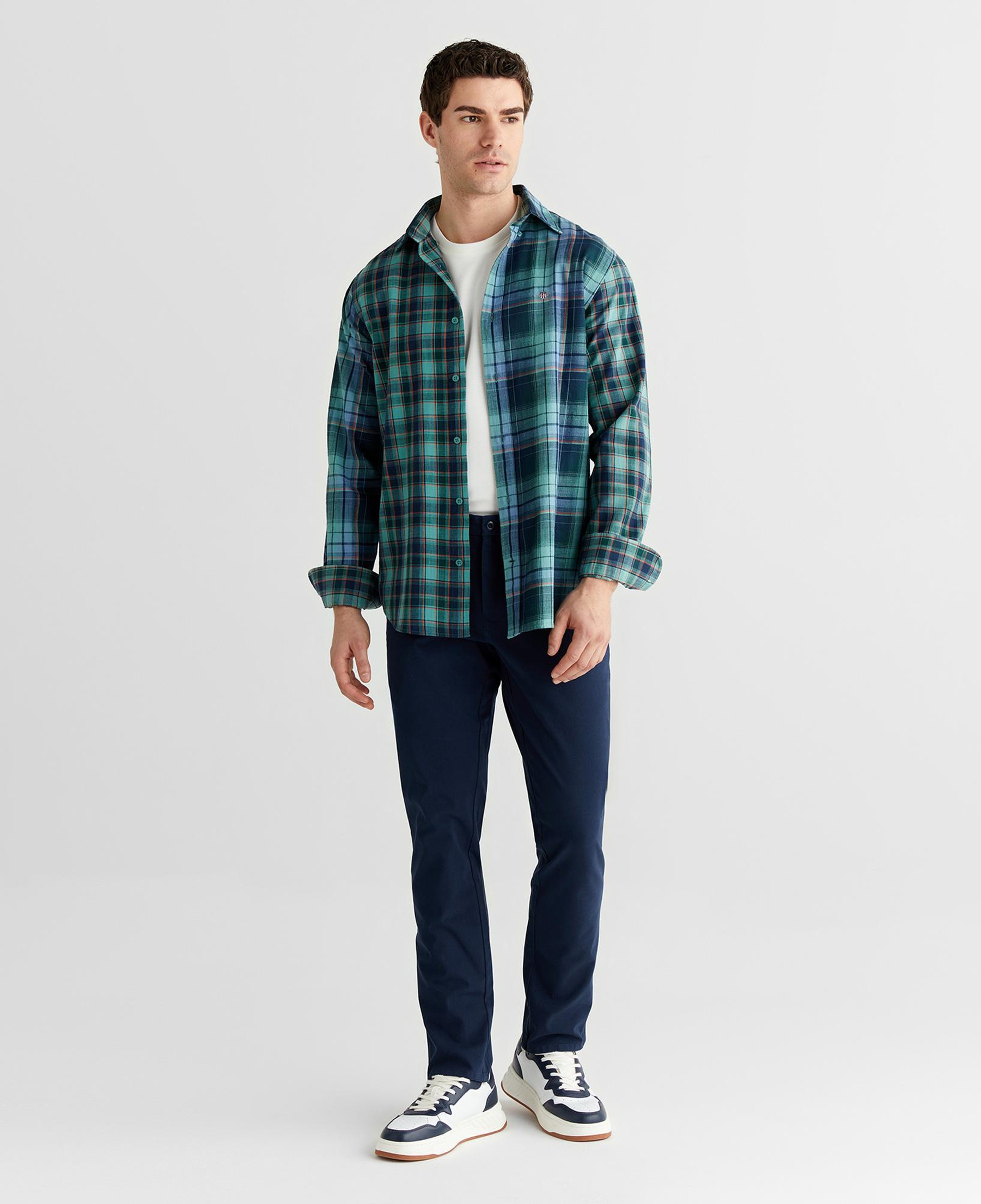 GANT Erkek Mavi Slim Fit Pantolon