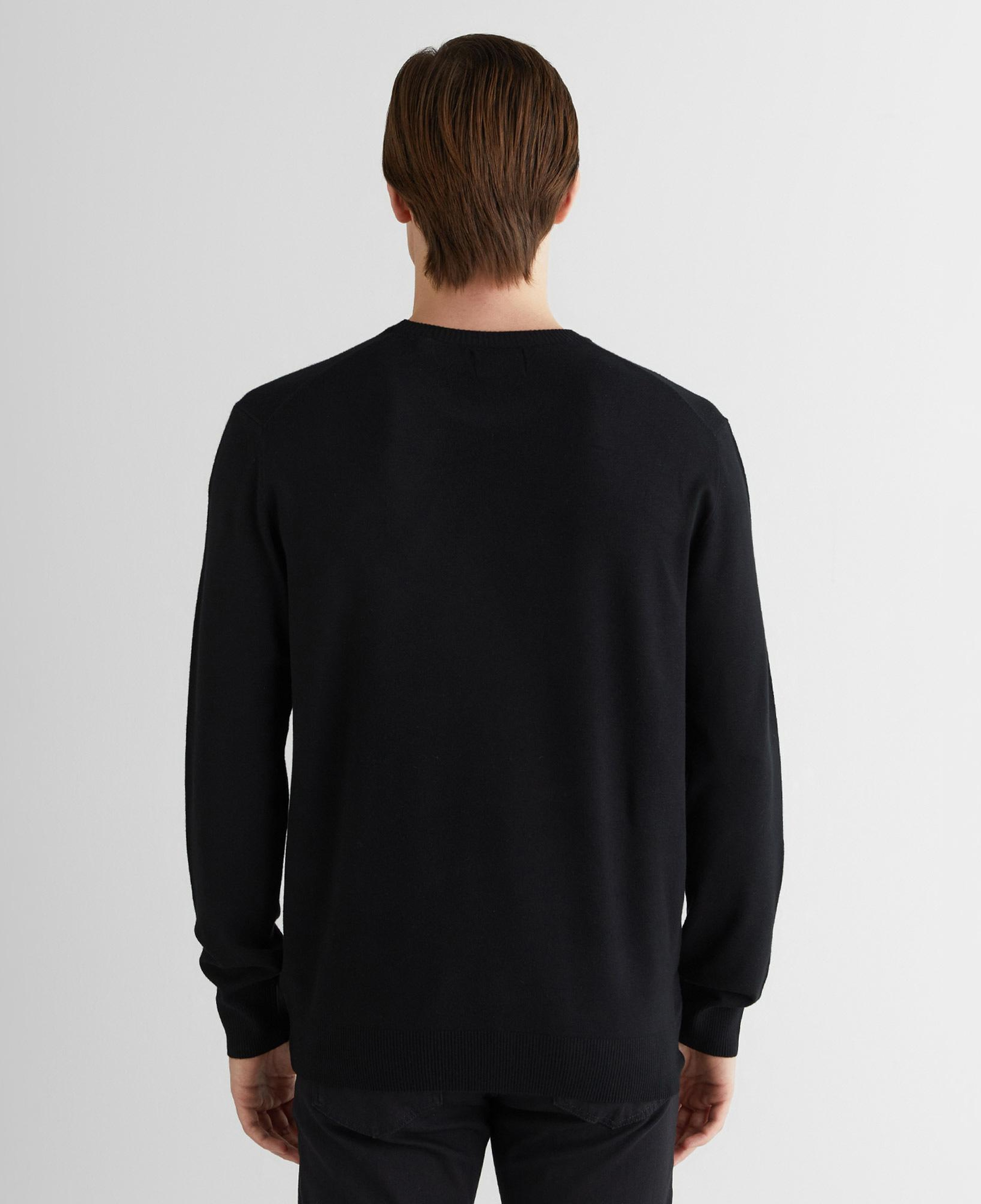 GANT Erkek Siyah Regular Fit Uzun Kollu Triko