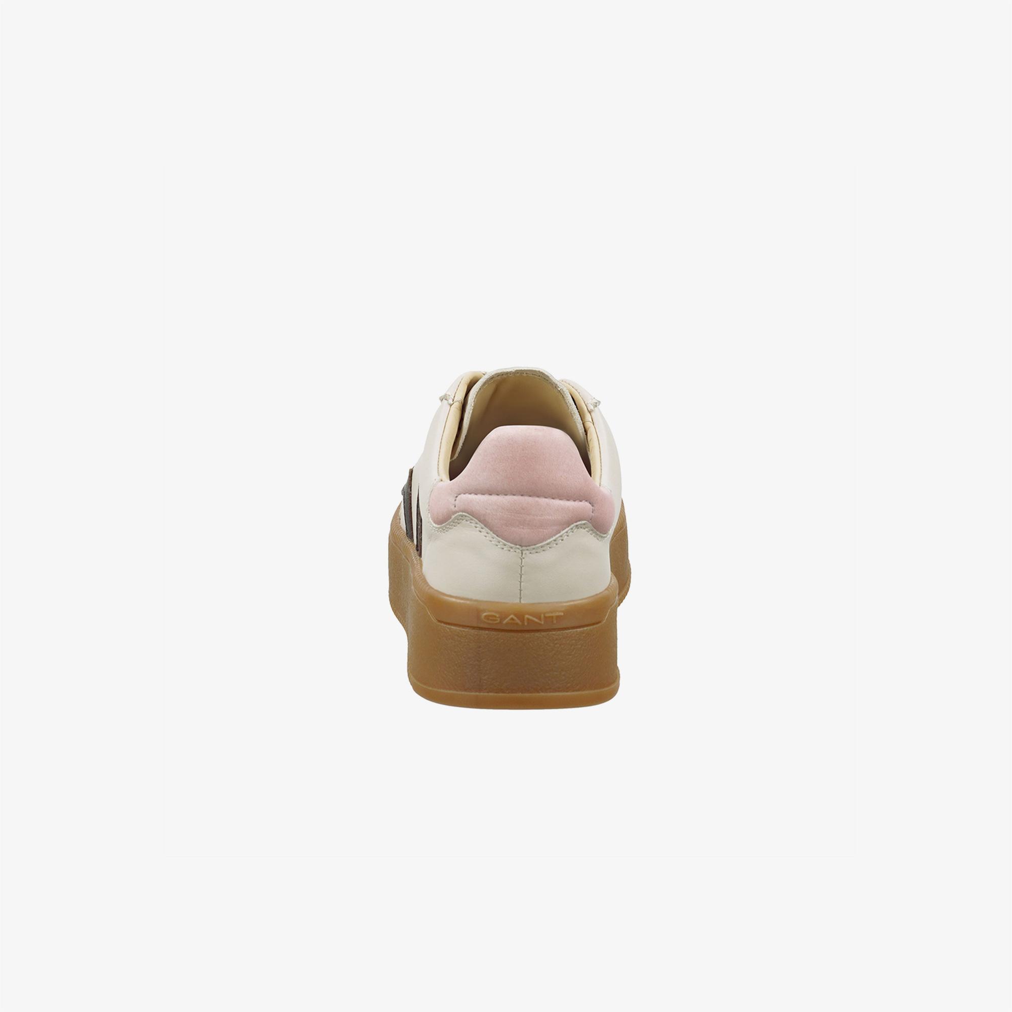 GANT Kadın Bej Deri Cuzmani Sneaker