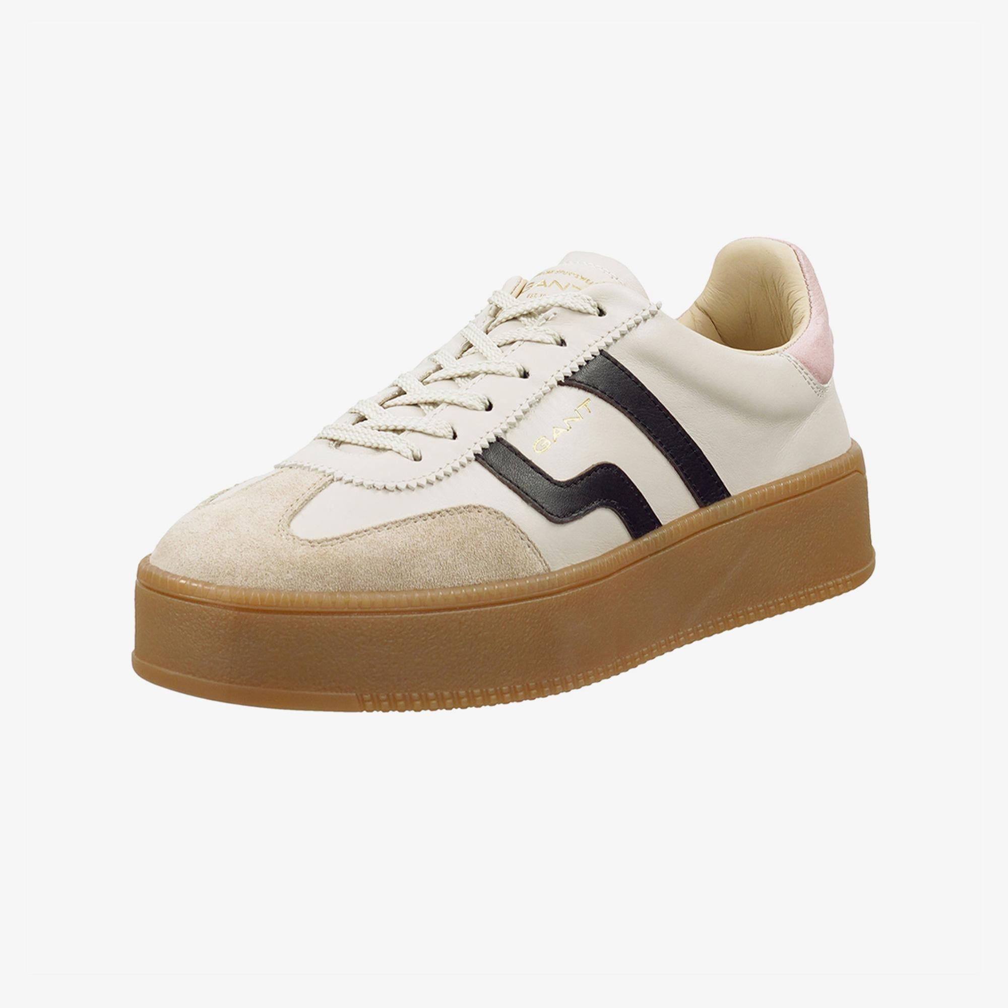 GANT Kadın Bej Deri Cuzmani Sneaker