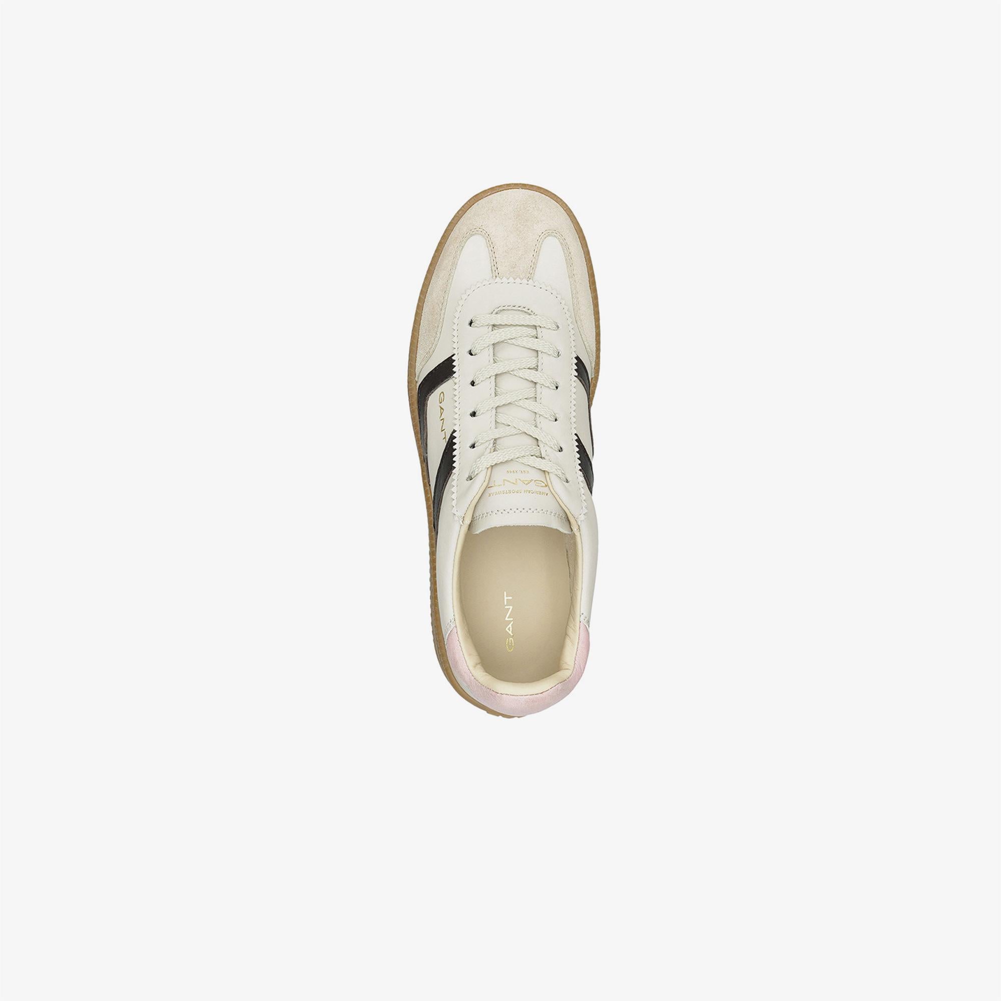 GANT Kadın Bej Deri Cuzmani Sneaker