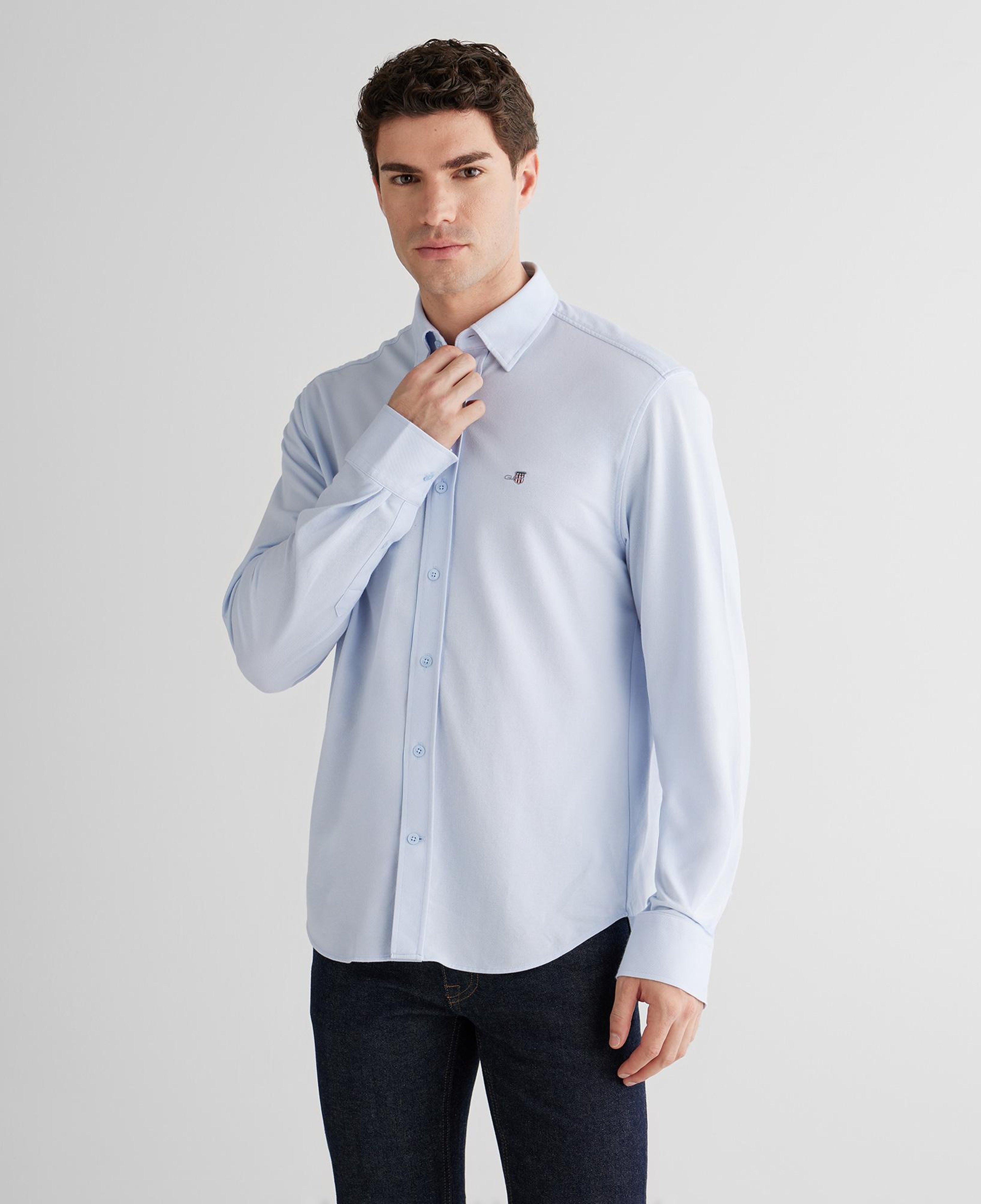 GANT Erkek Mavi Regular Fit Gömlek