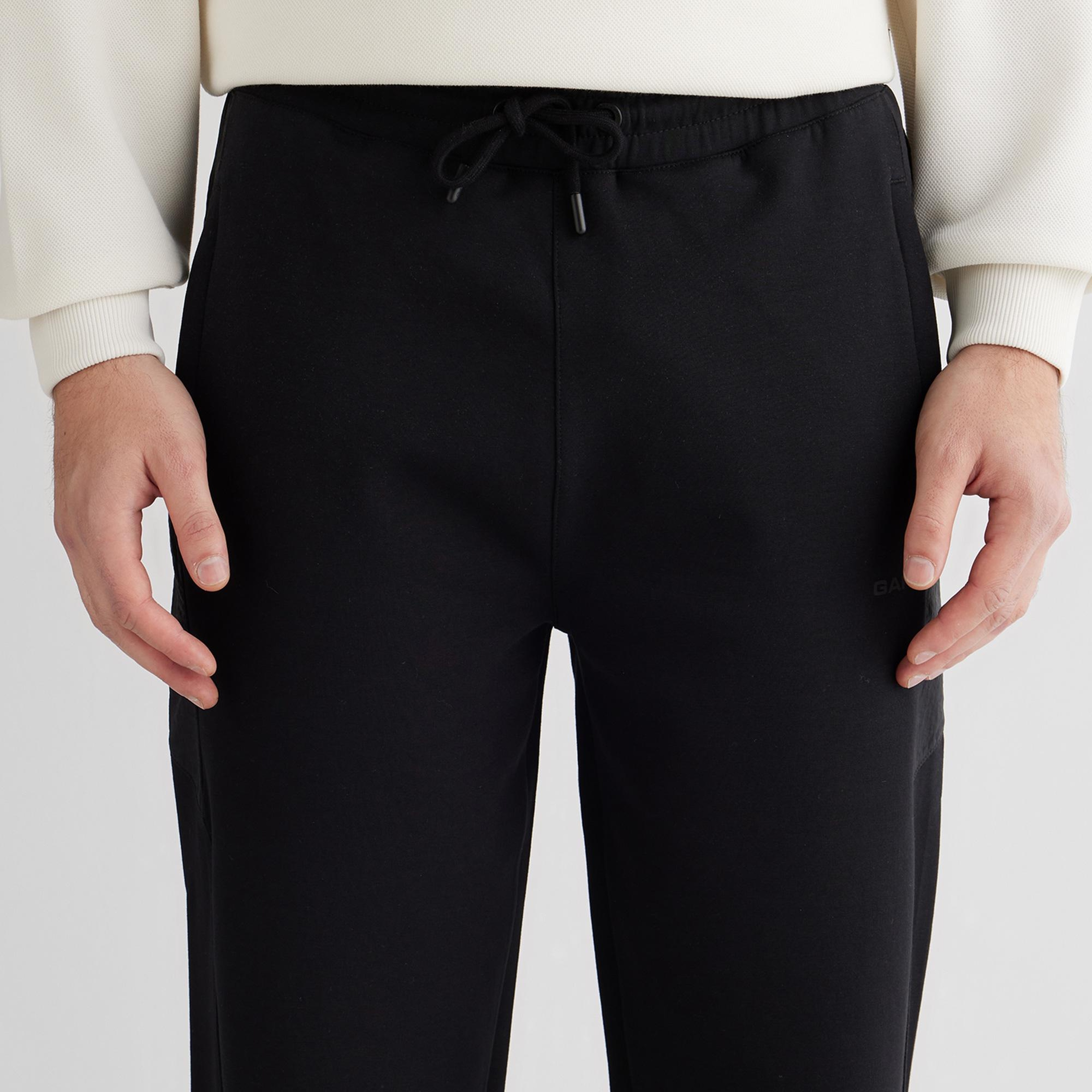 GANT Erkek Siyah Regular Fit Eşofman Altı