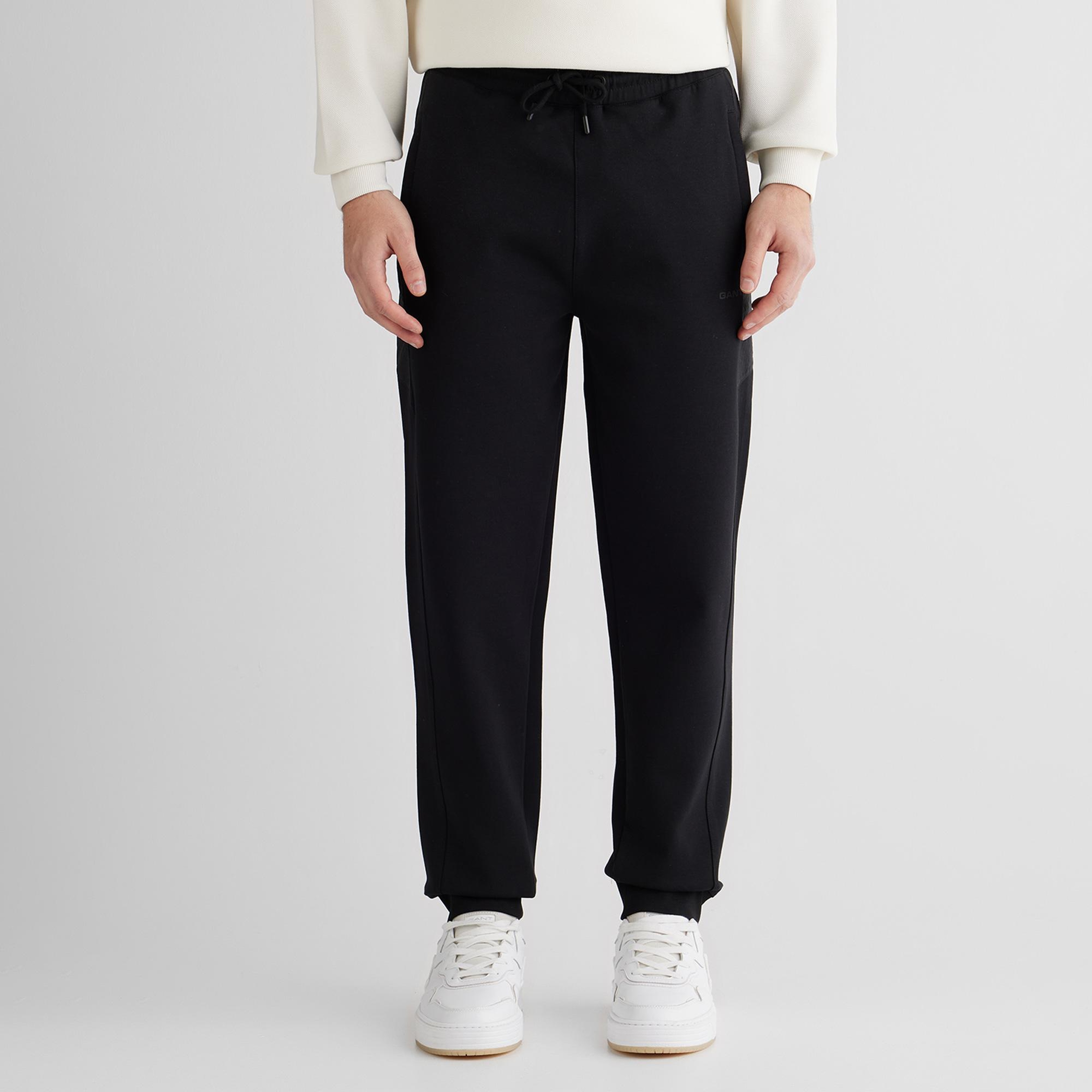 GANT Erkek Siyah Regular Fit Eşofman Altı