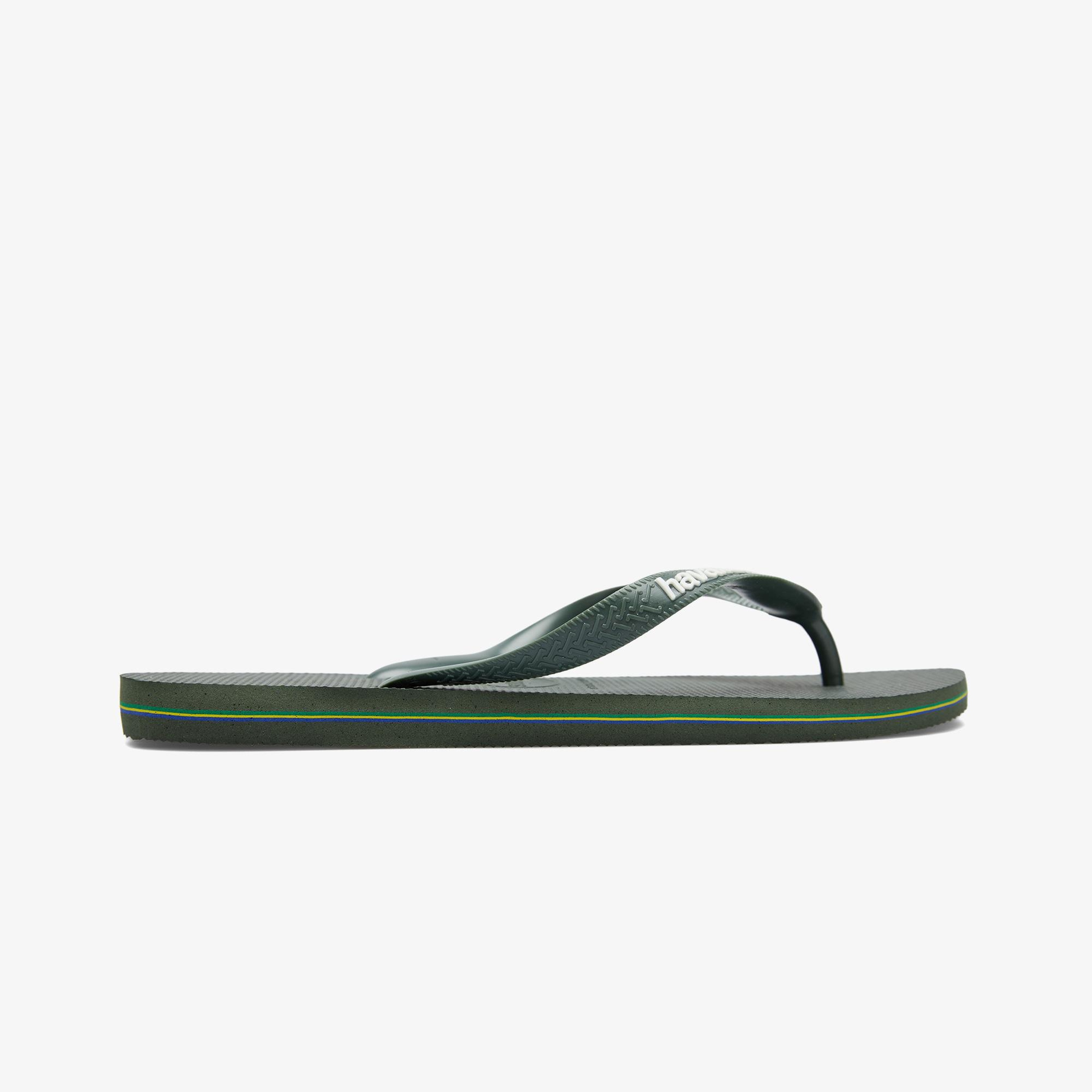Havaianas Brasil Logo Unisex Yeşil Terlik